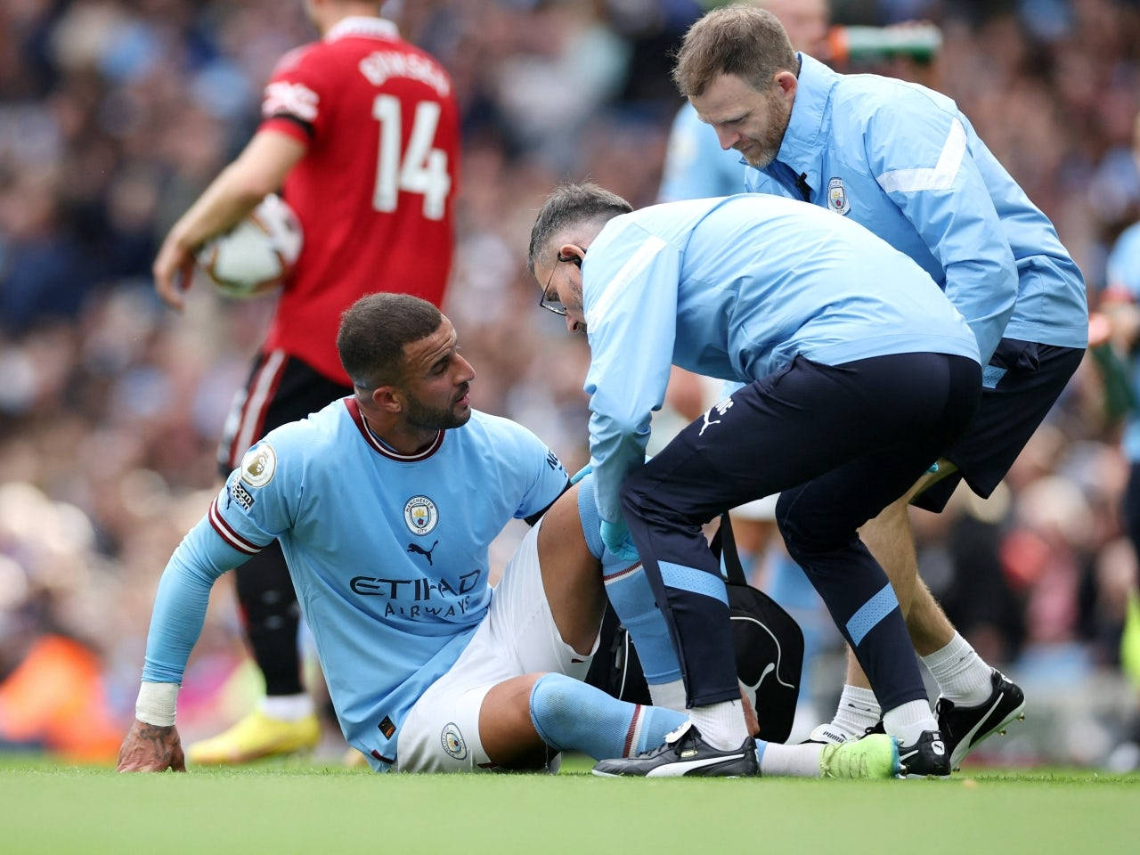 Kyle Walker Injured Background