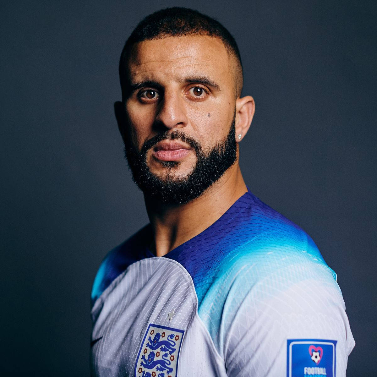 Kyle Walker Portrait Shot Background