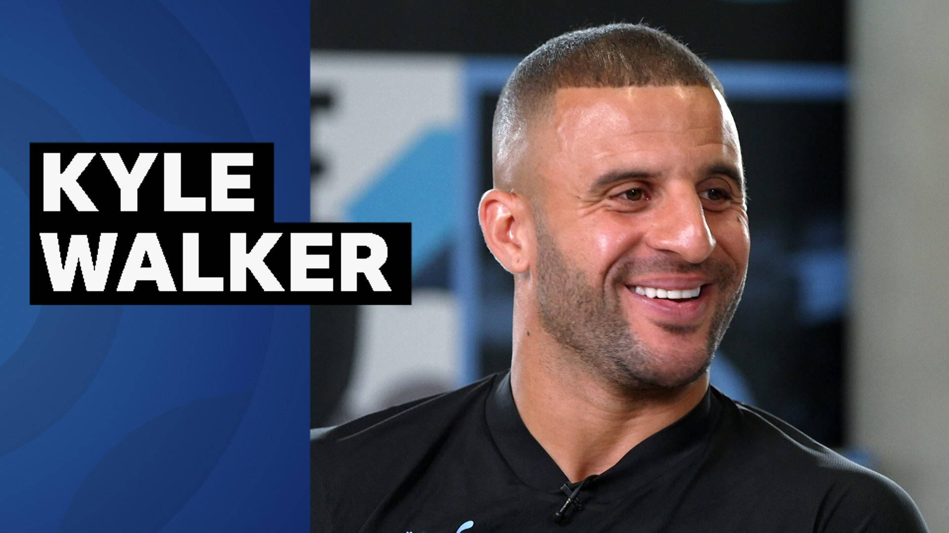 Kyle Walker Smiling To The Side