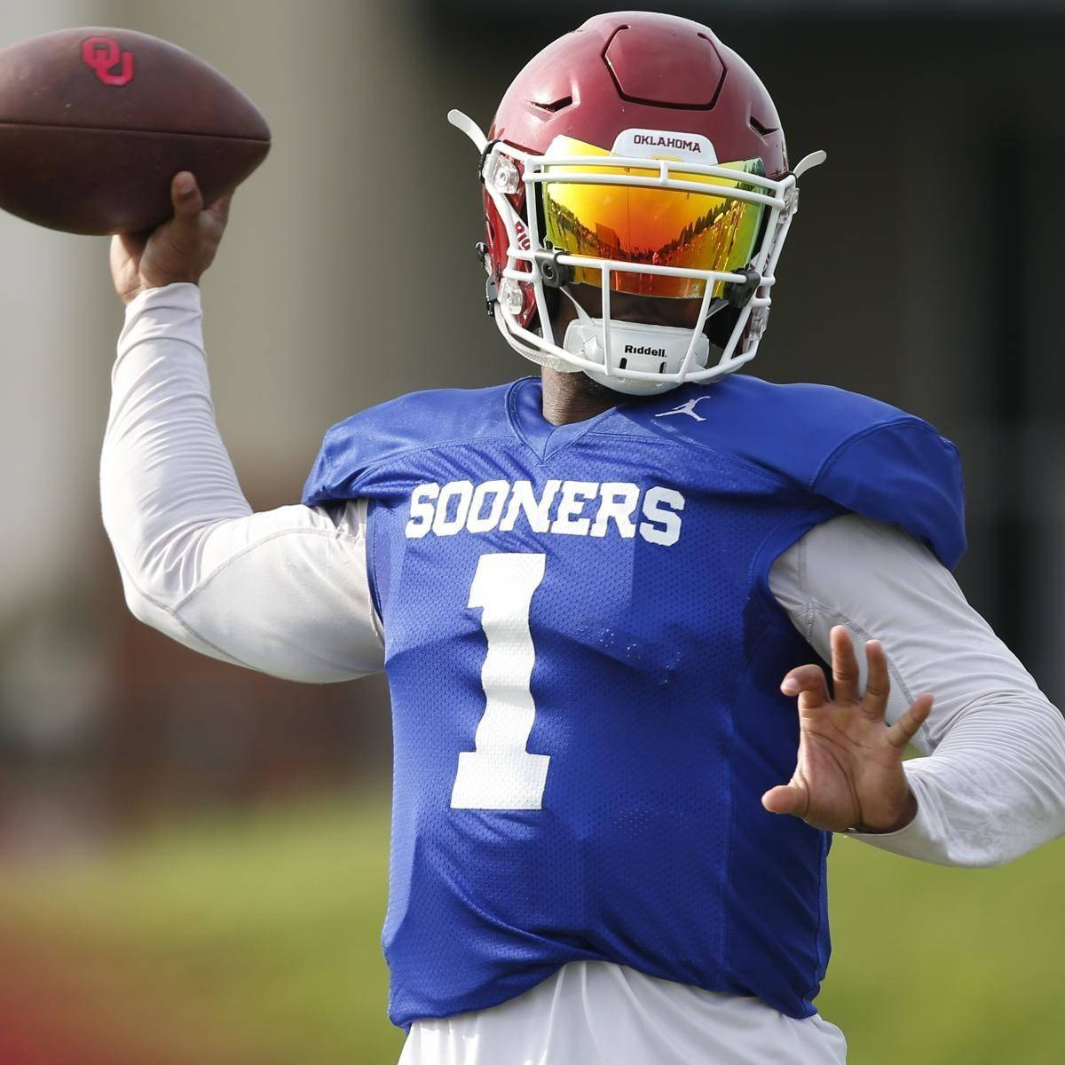 Kyler Murray Blue Sooners Uniform Pass