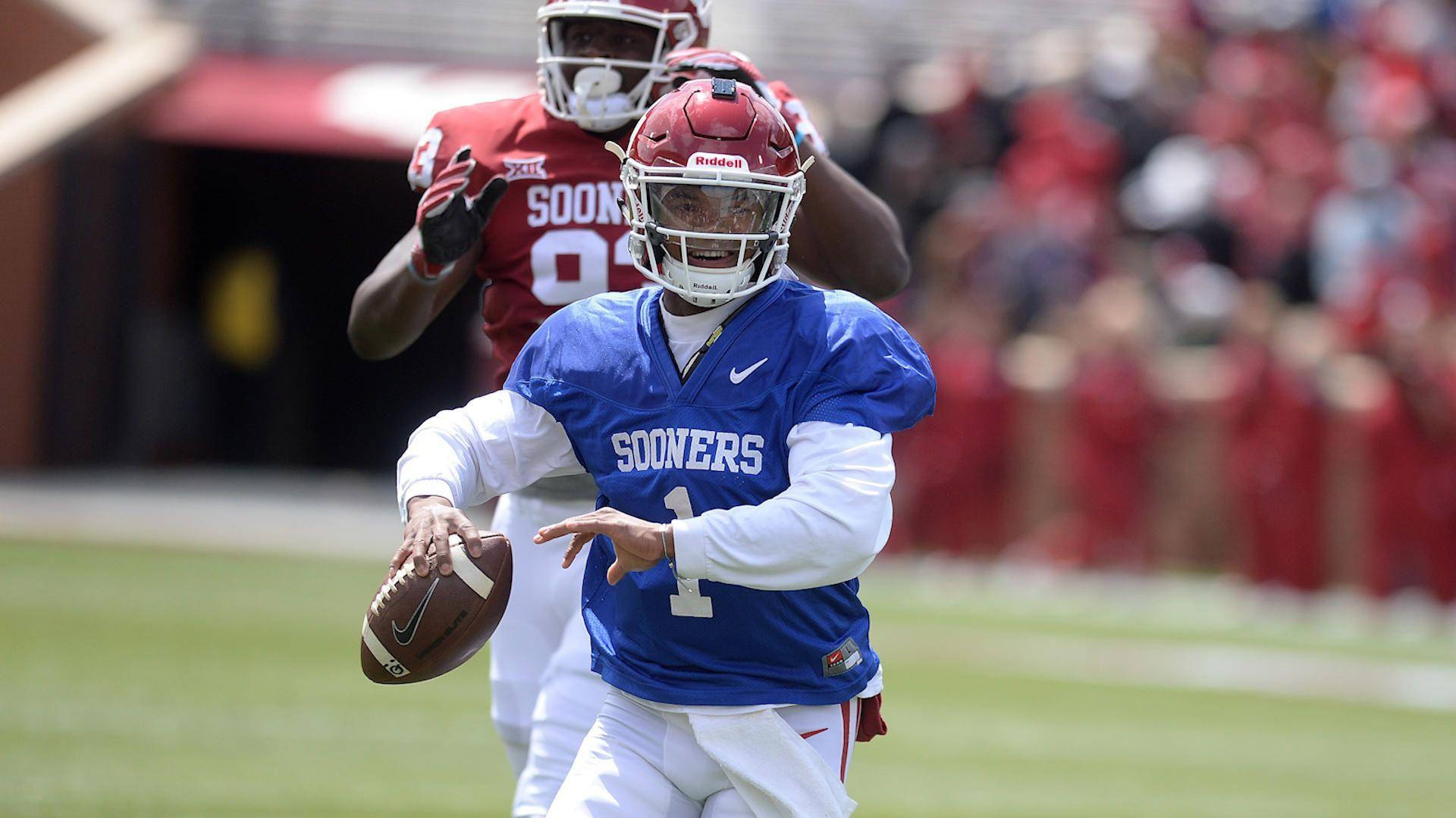 Kyler Murray Blue Sooners Uniform