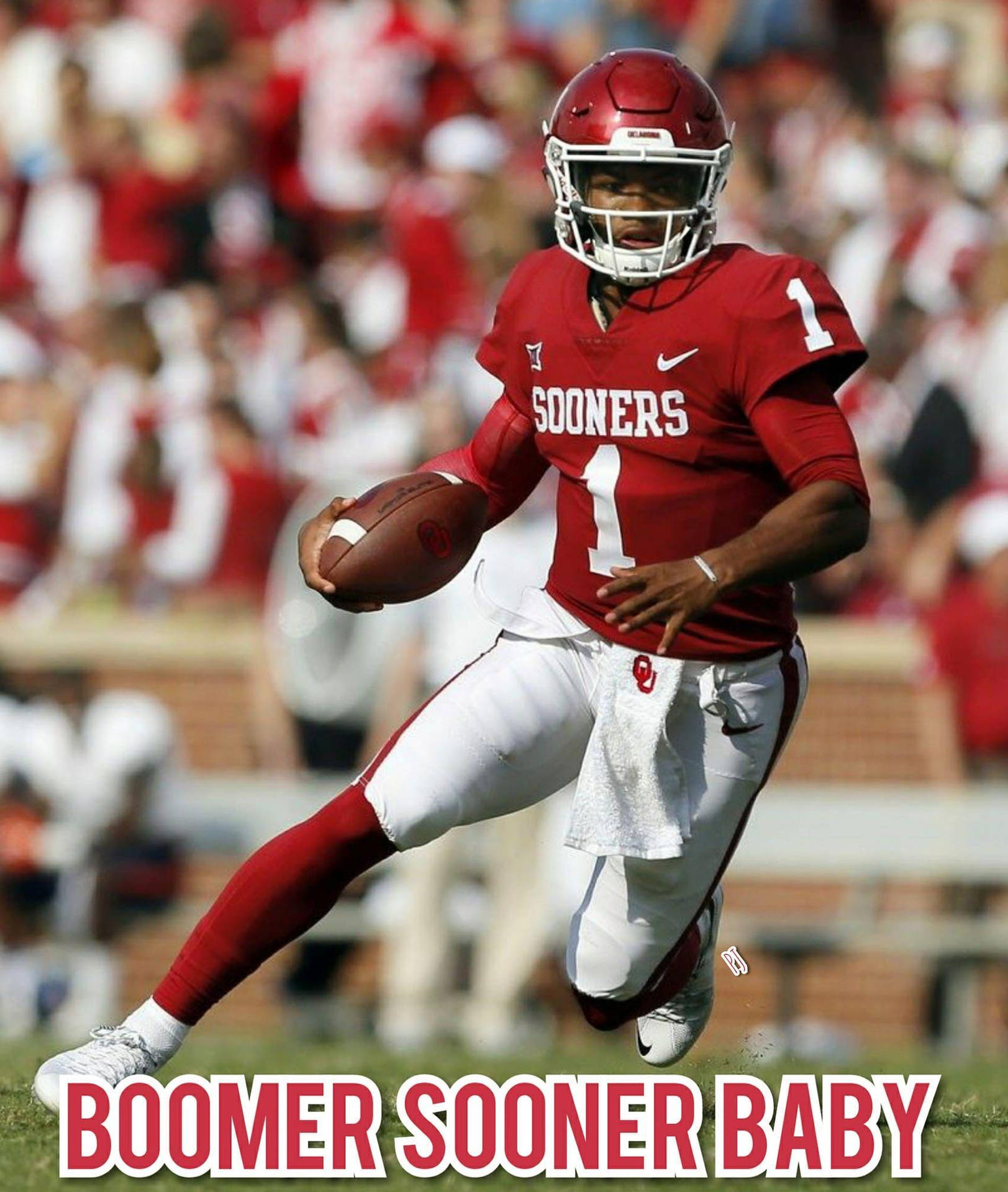 Kyler Murray Boomer Sooner Baby Background