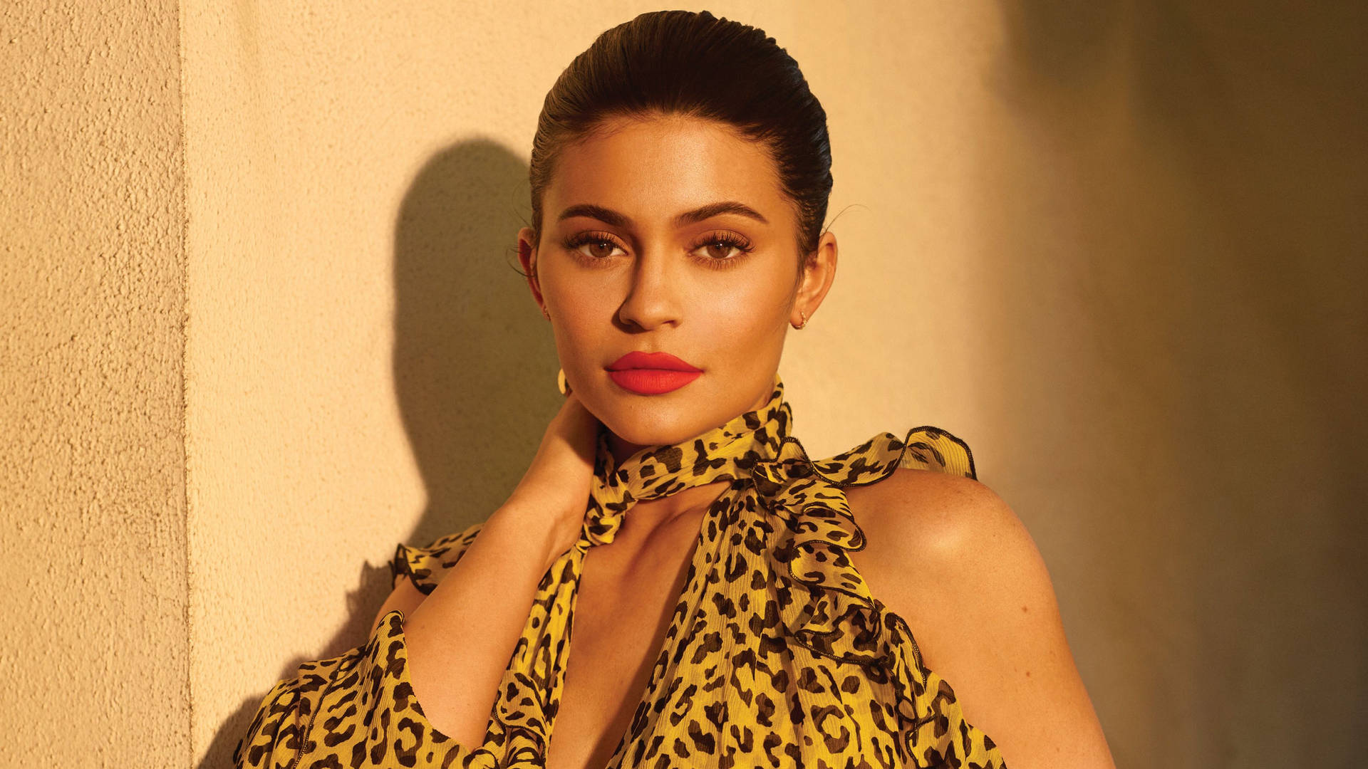 Kylie Jenner In Leopard Print
