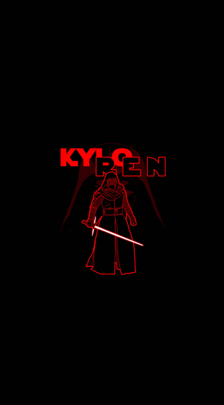 Kylo Ren Amoled Cover Background