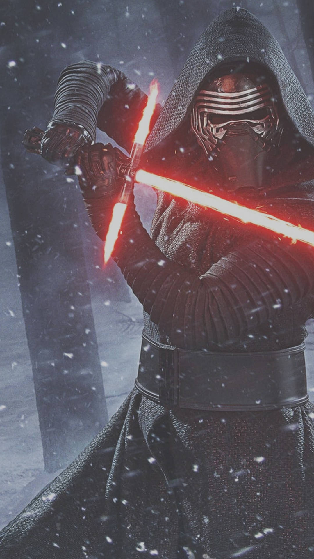 Kylo Ren Battle Stance Star Wars Iphone Background