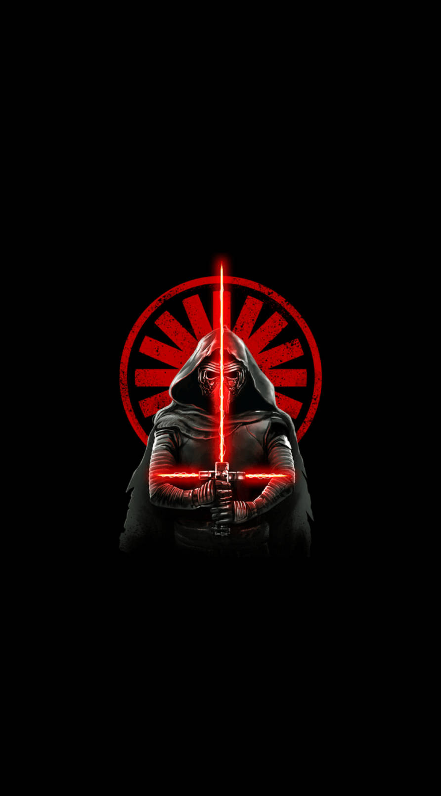 Kylo Ren First Order Logo Background