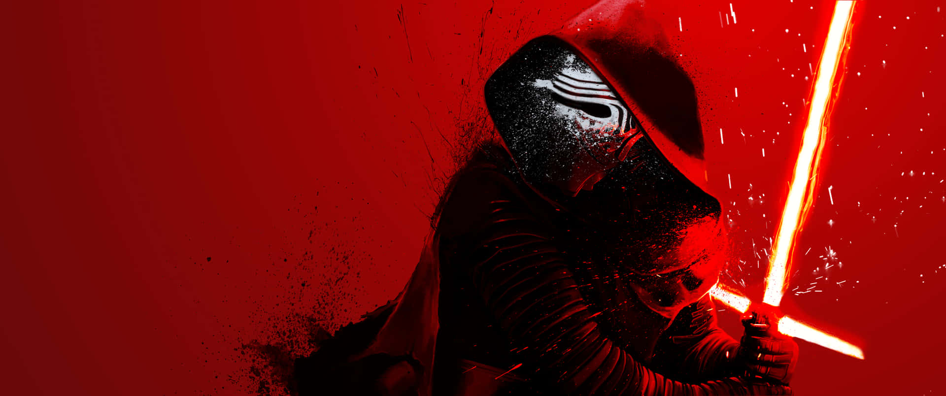 Kylo Ren From Star Wars Red Ultra Wide Hd