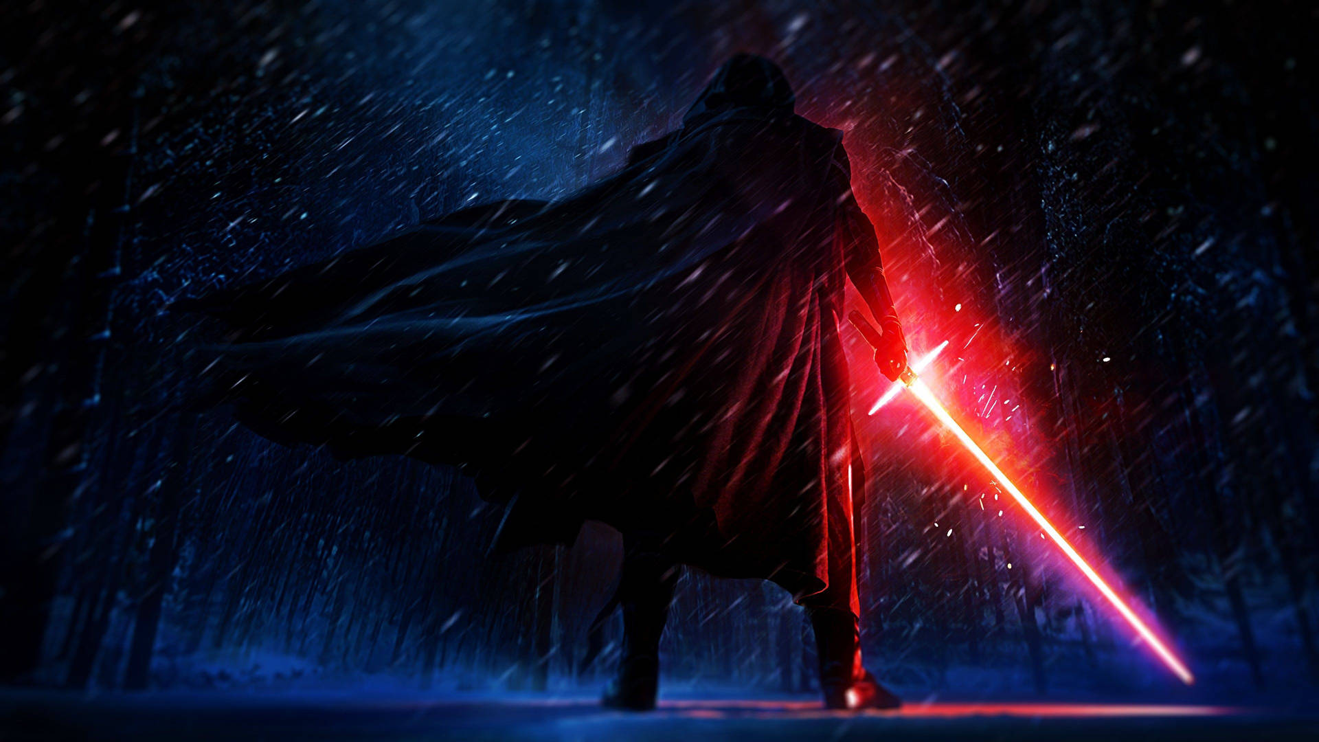 Kylo Ren Jedi Lightsaber Background