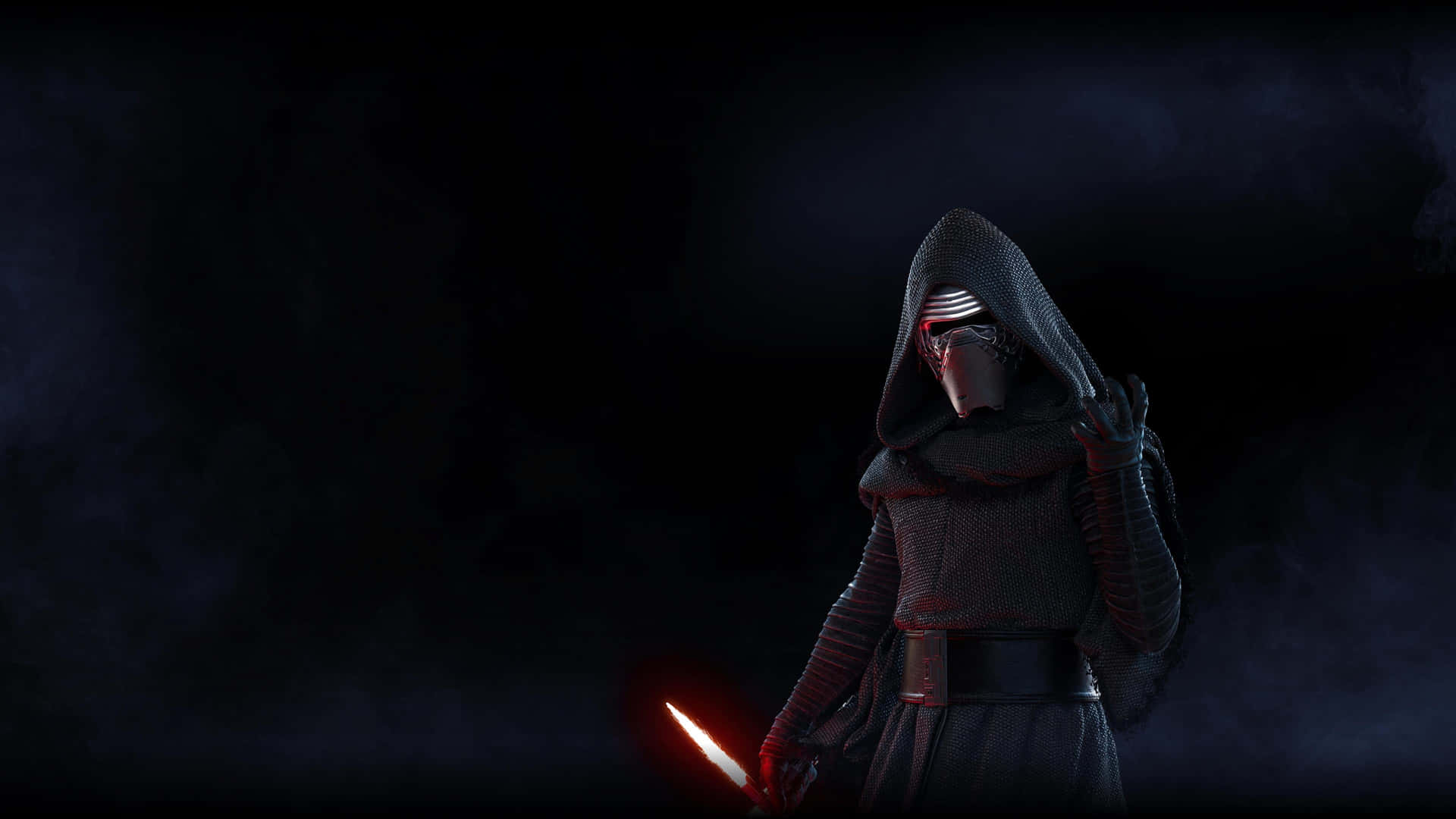Kylo_ Ren_ Lightsaber_ Glow_ Ultra_ Wide Background