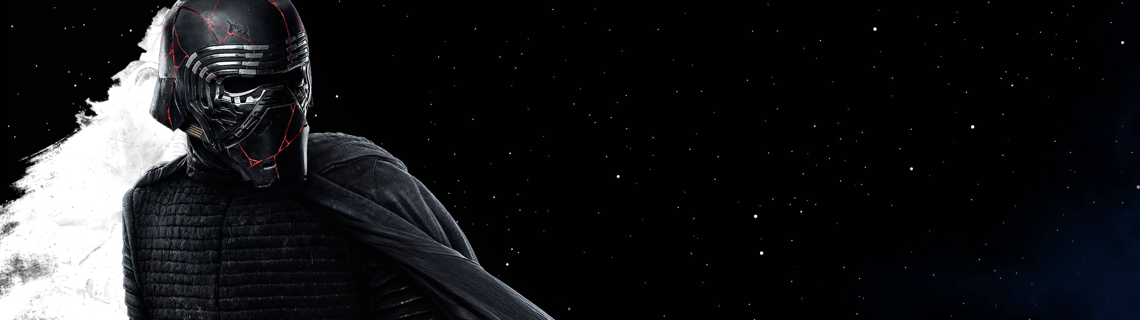 Kylo Ren Of Star Wars Dual Screen Background