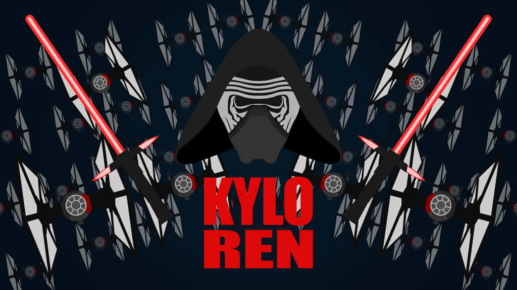Kylo Ren Wielding A Lightsaber In Star Wars Episode Viii - The Last Jedi Background