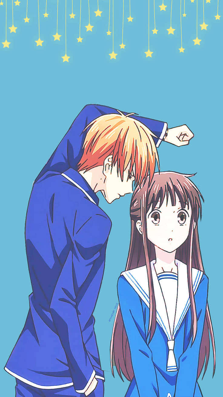 Kyo And Tuhro Fruits Basket Anime Background