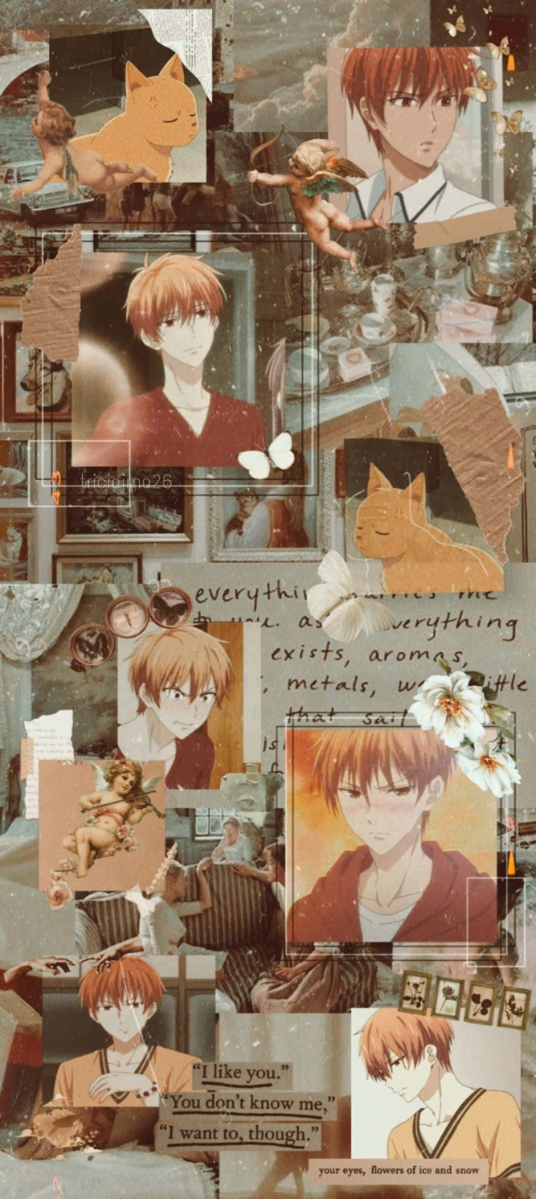 Kyō Sohma - An Important Character Of The Popular Manga And Anime Series Fruits Basket Background