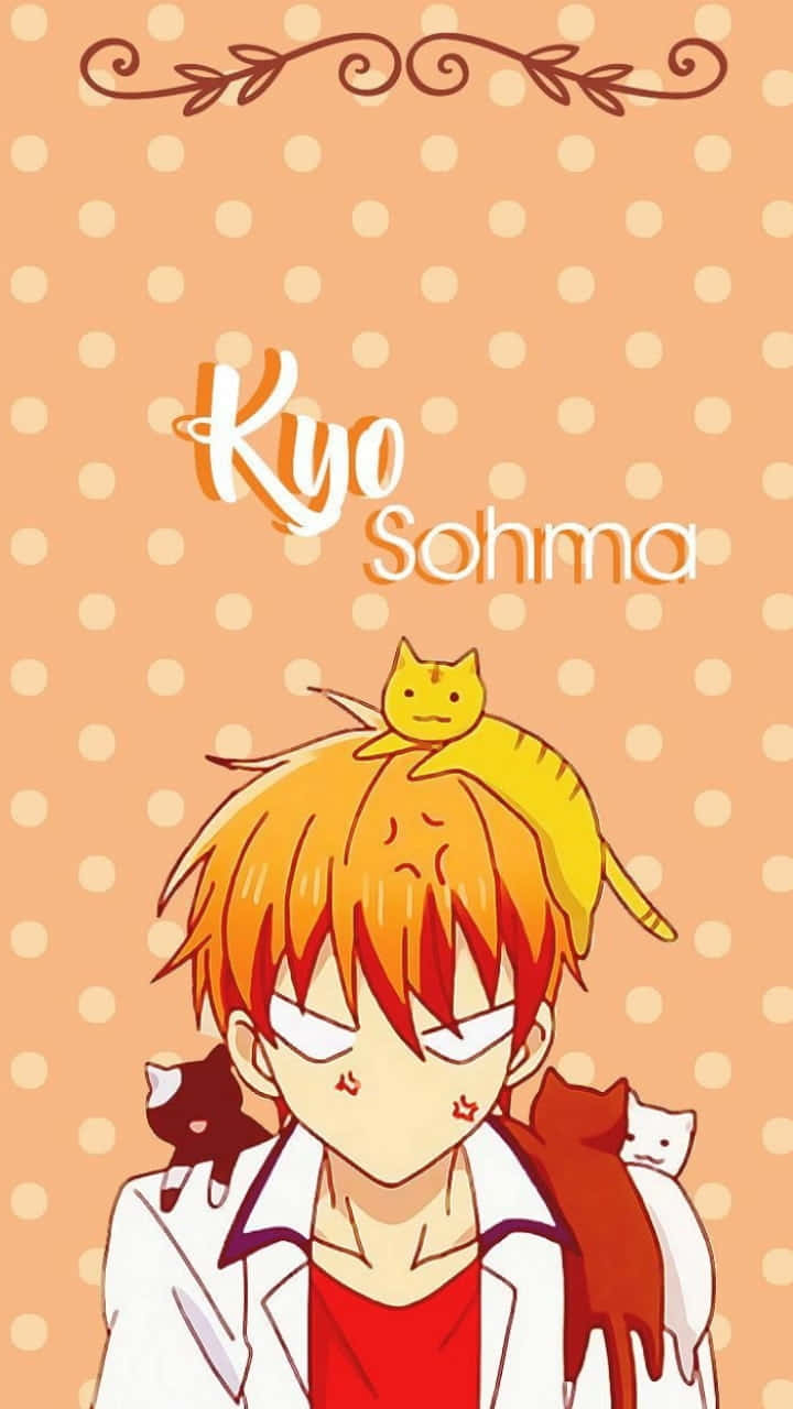 Kyo Sohma And His Cat Name, Yuki Background