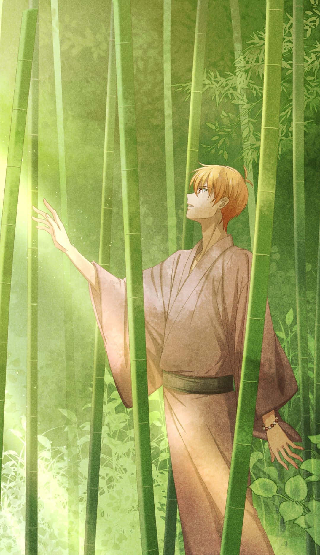 Kyo Sohma In His Full Cat Form Background