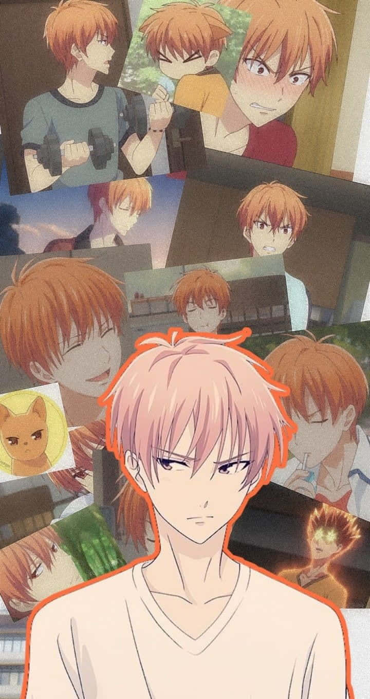 Kyo Sohma Is A Character From The Classic Manga Fruits Basket Background