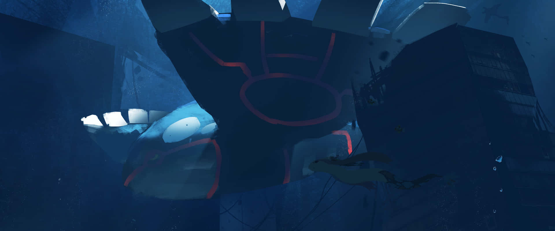 Kyogre And Mantine Art Background