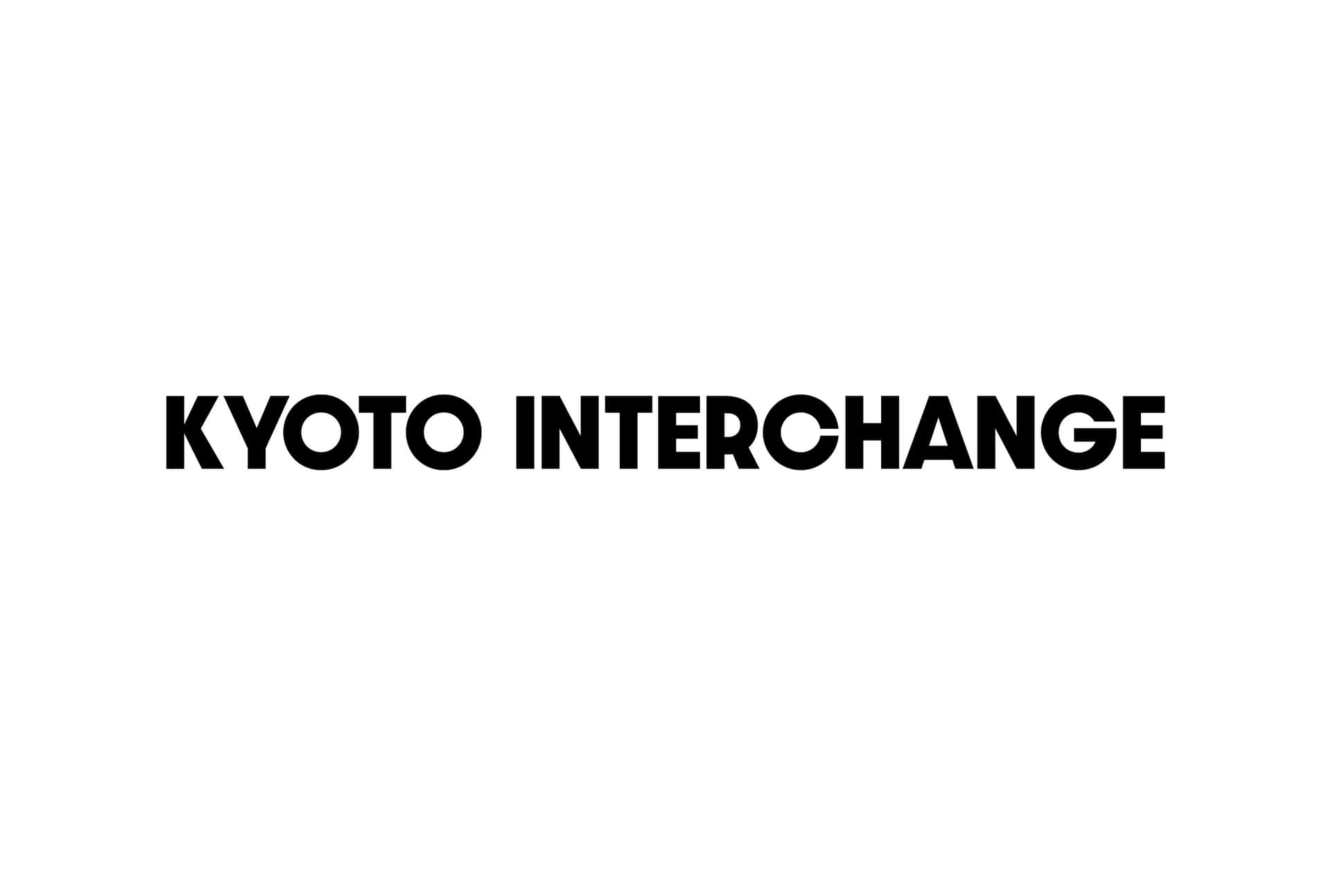 Kyoto Interchange Logo On A White Background Background