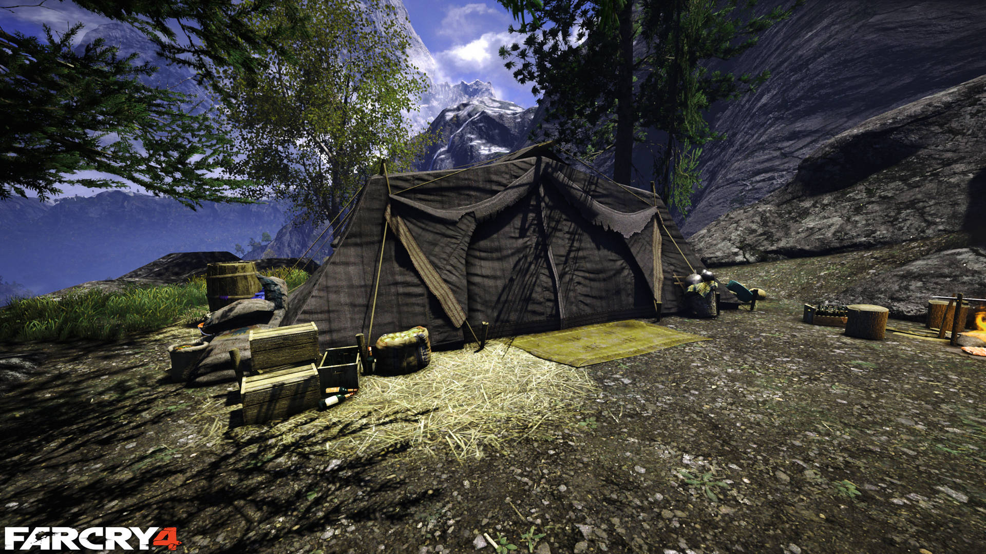 Kyrat Tent Far Cry 4 Hd Phone Background