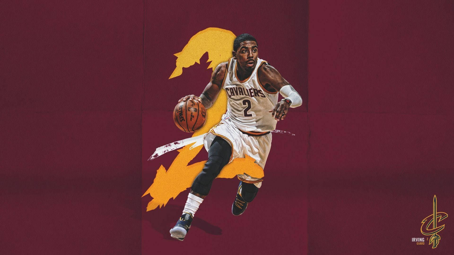 Kyrie Irving Animated Graphic Art Background