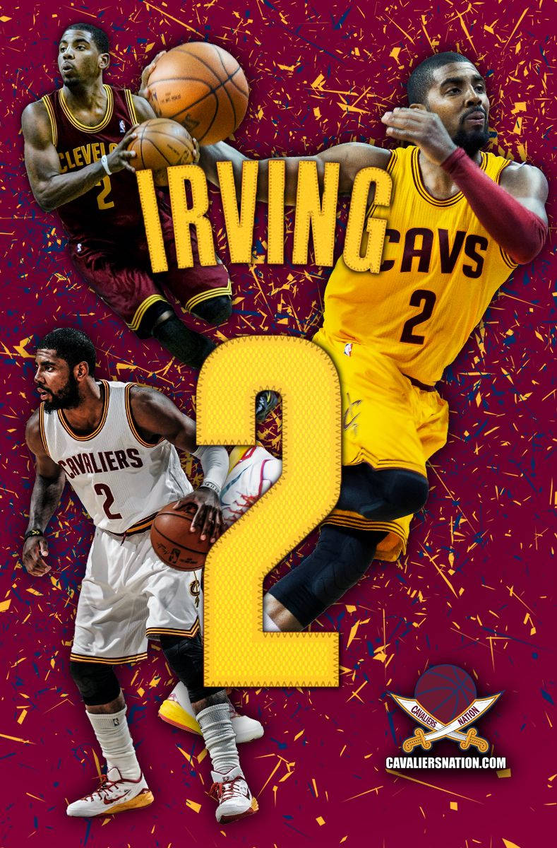 Kyrie Irving Cleveland Cavaliers Number Two Background
