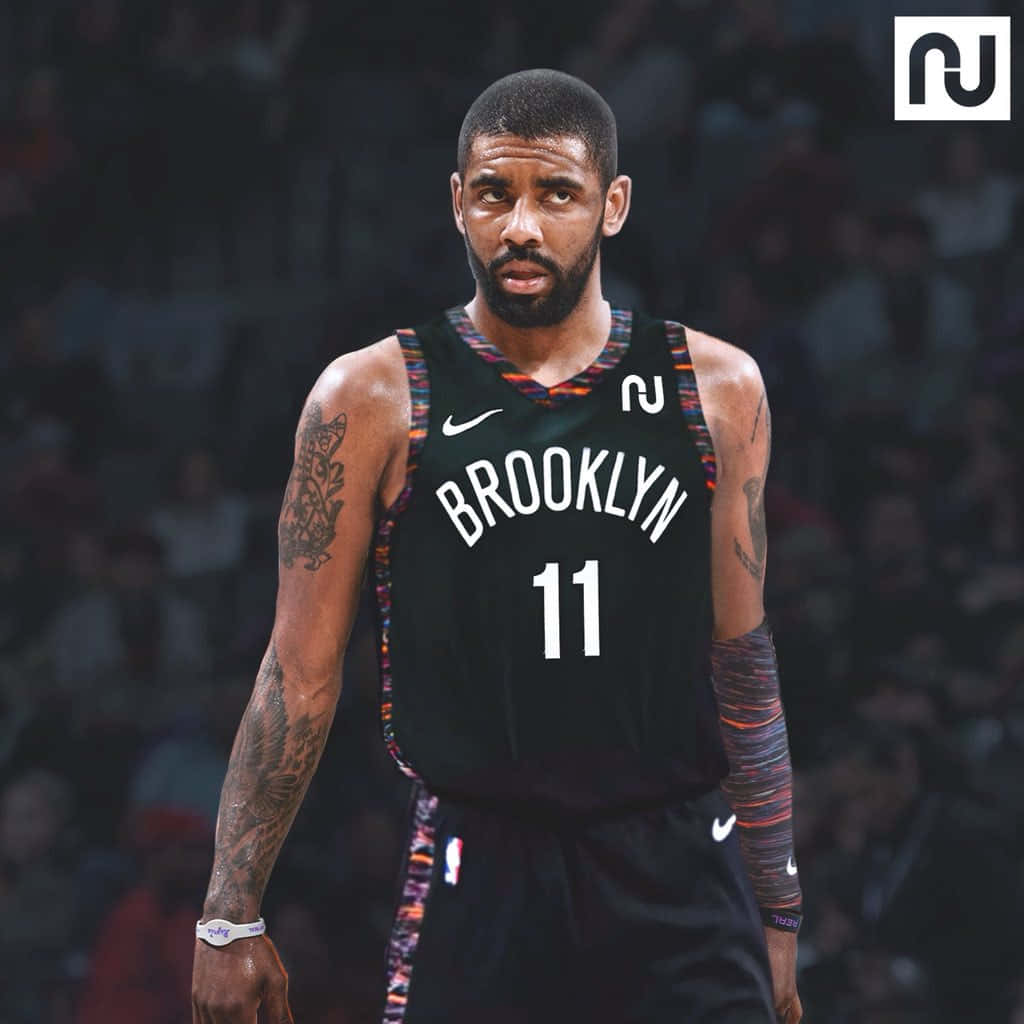 Kyrie Irving, Four-time All Star Player And New Brooklyn Nets Signee, Is Ready To Make An Impact. Background