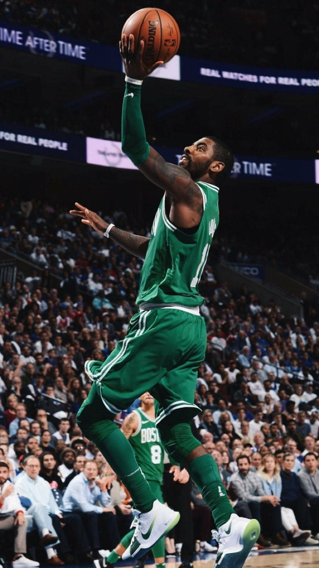 Kyrie Irving Lay Up Shoot Background