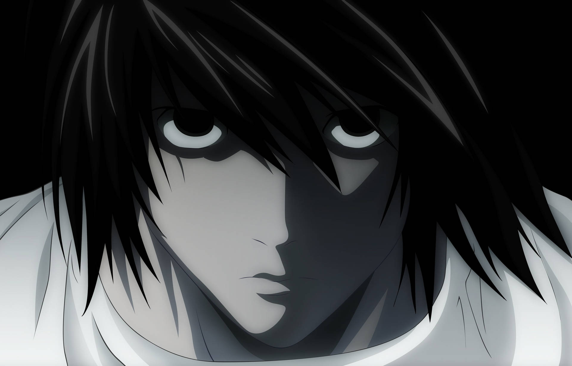 L Death Note Dark Anime Aesthetic Desktop