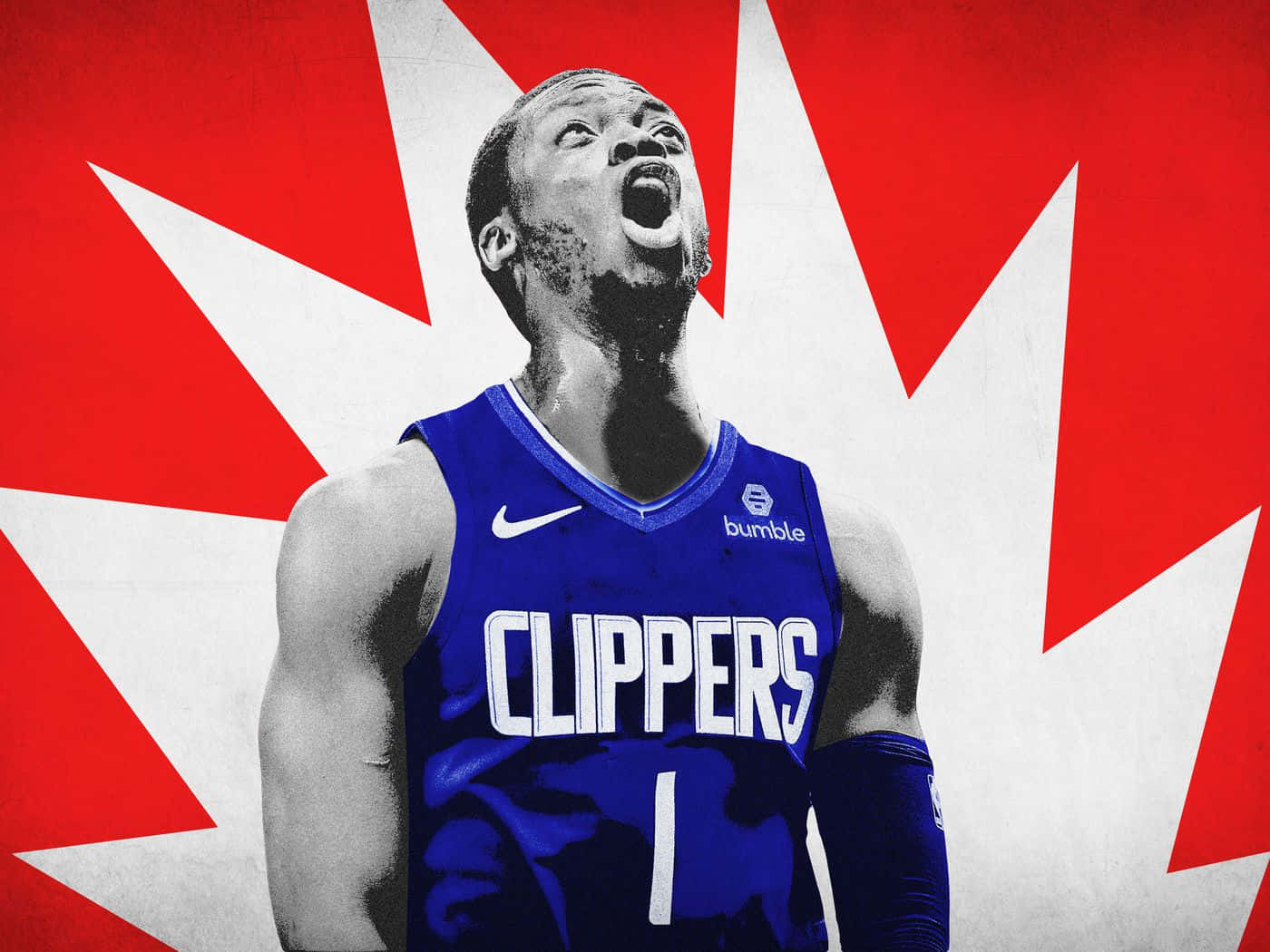 La Clippers Athlete Reggie Jackson Digital Artwork Background