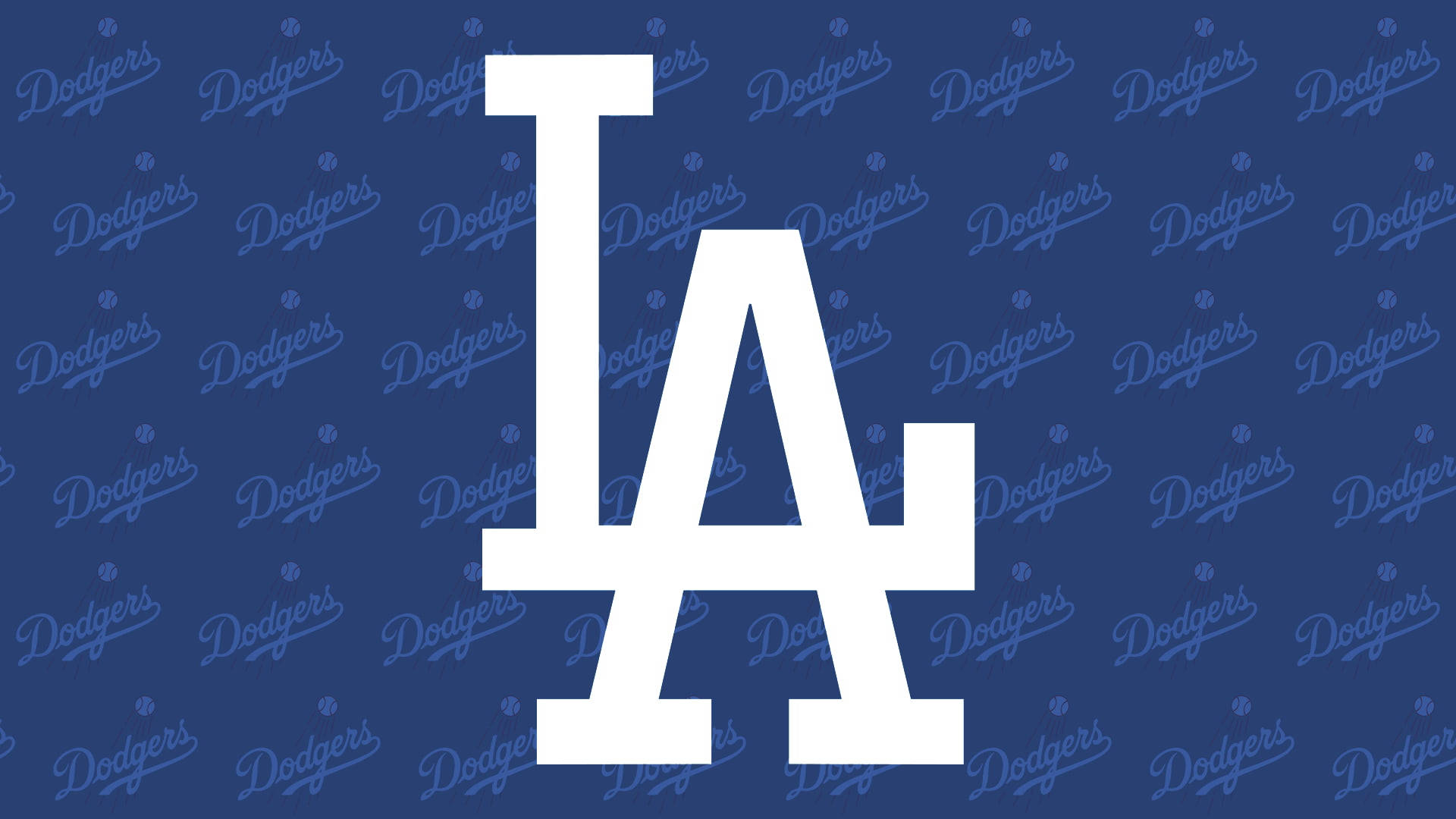 La Dodgers Logo Pattern Background