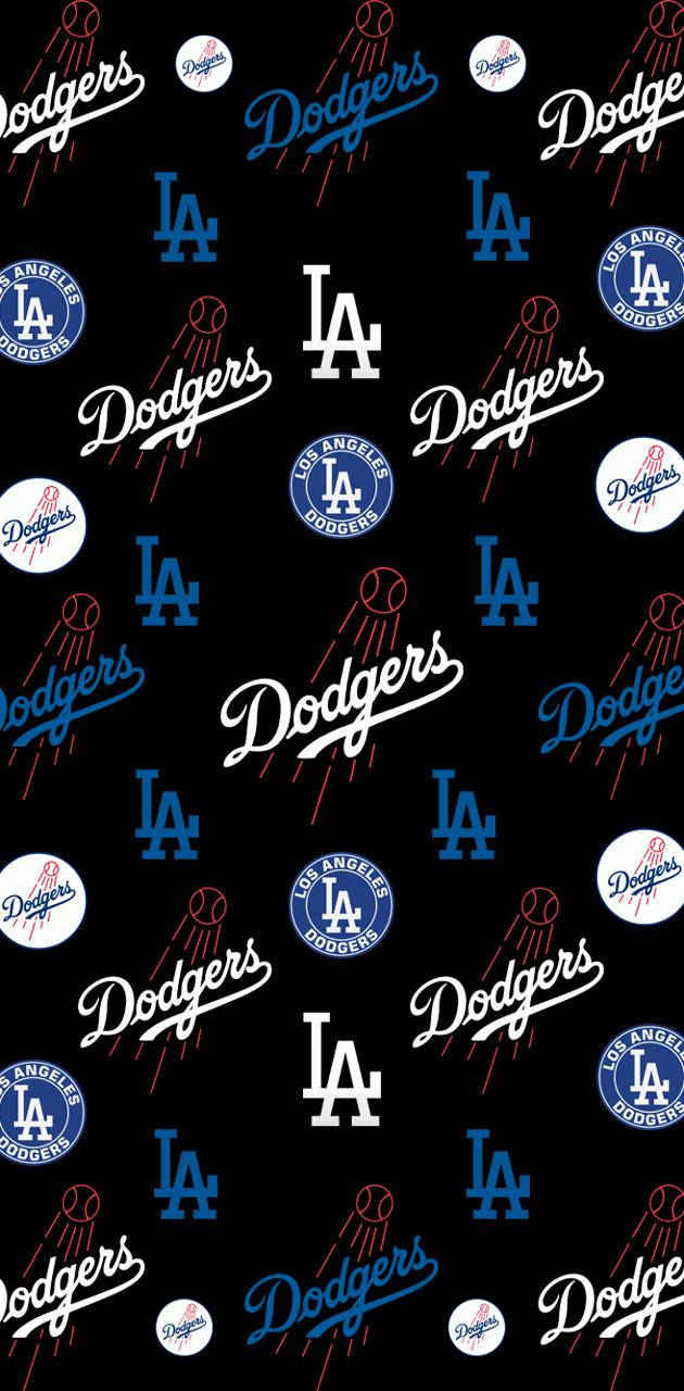 La Dodgers Pattern Background