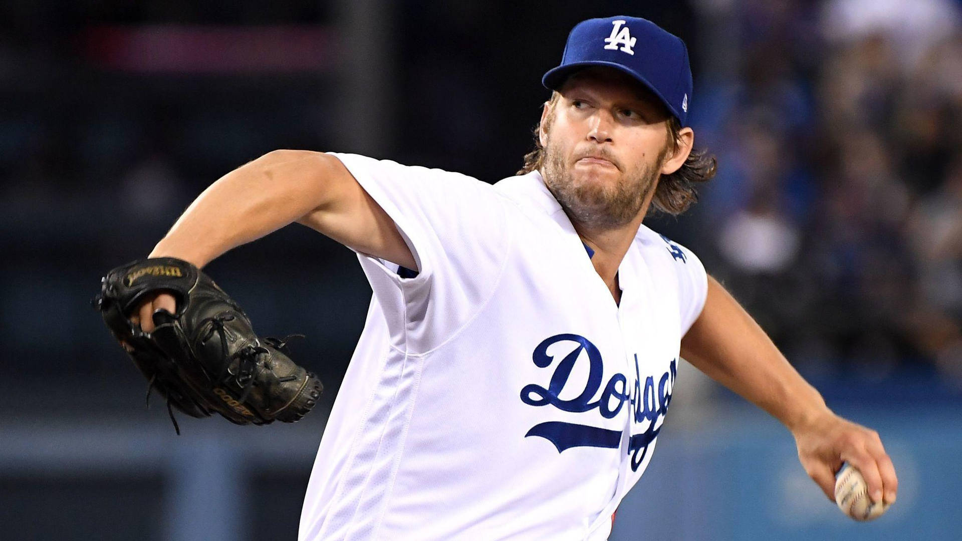 La Dodgers Pitcher Clayton Kershaw Background