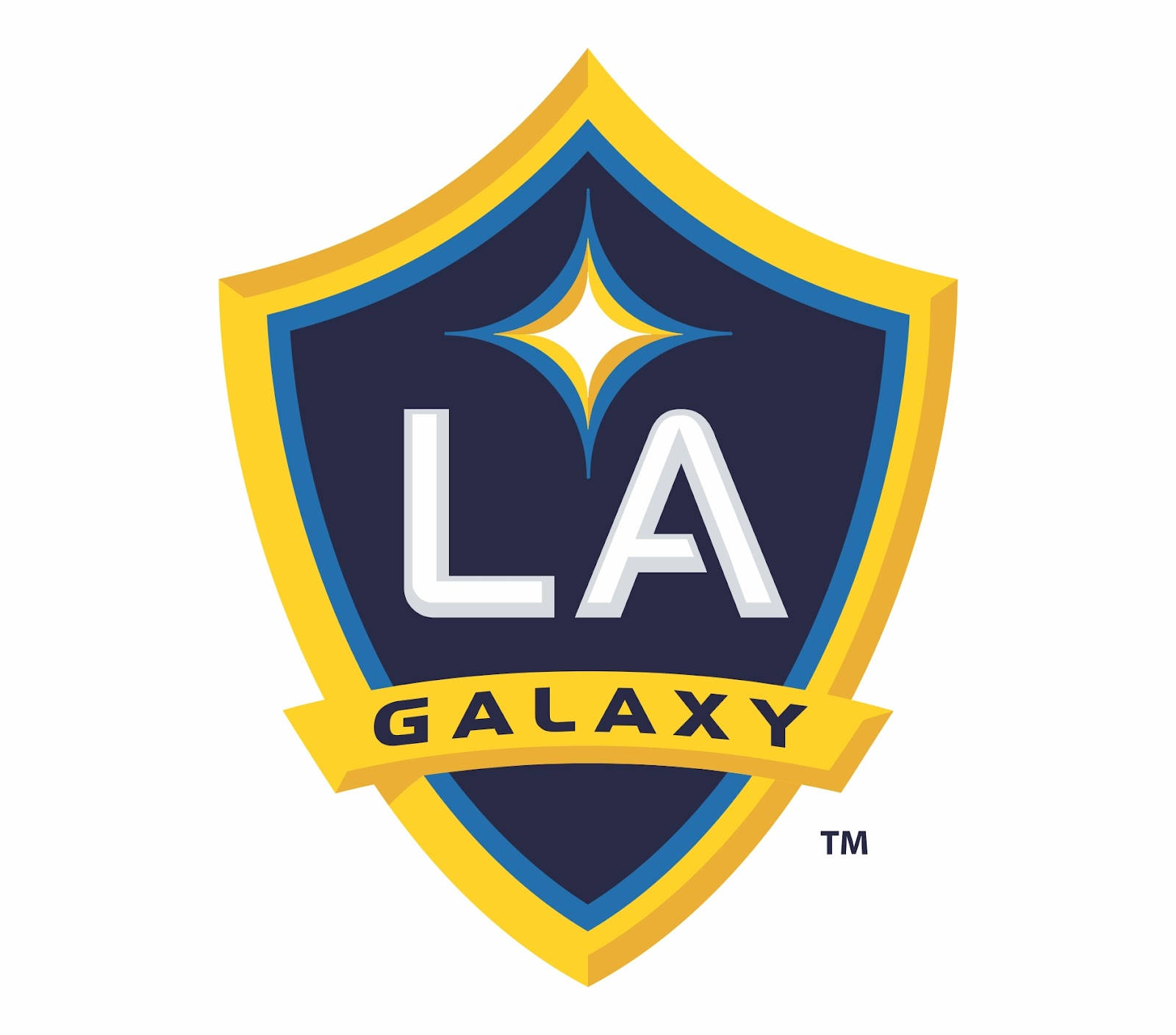 La Galaxy Logo Digital Cartoon