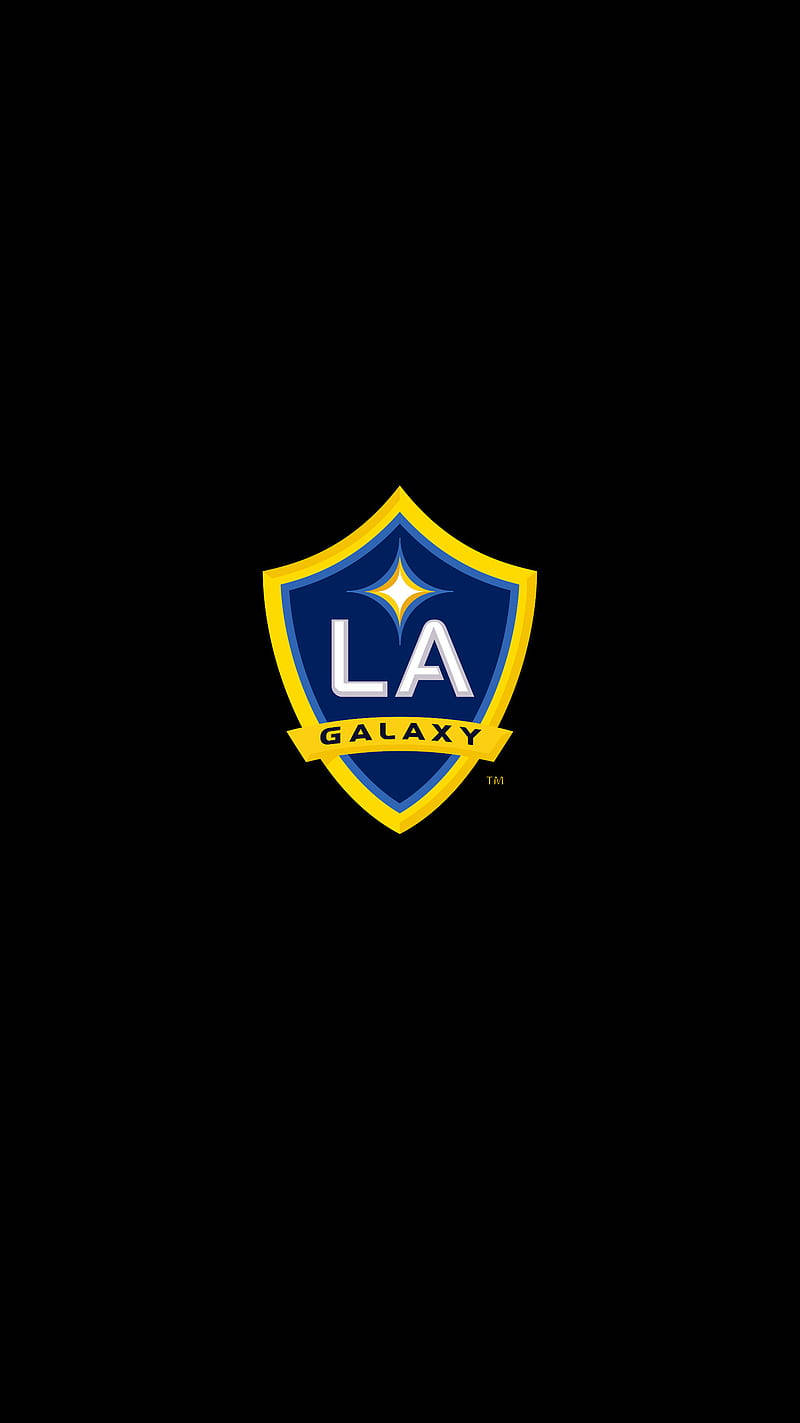 La Galaxy Soccer Simple Logo Background