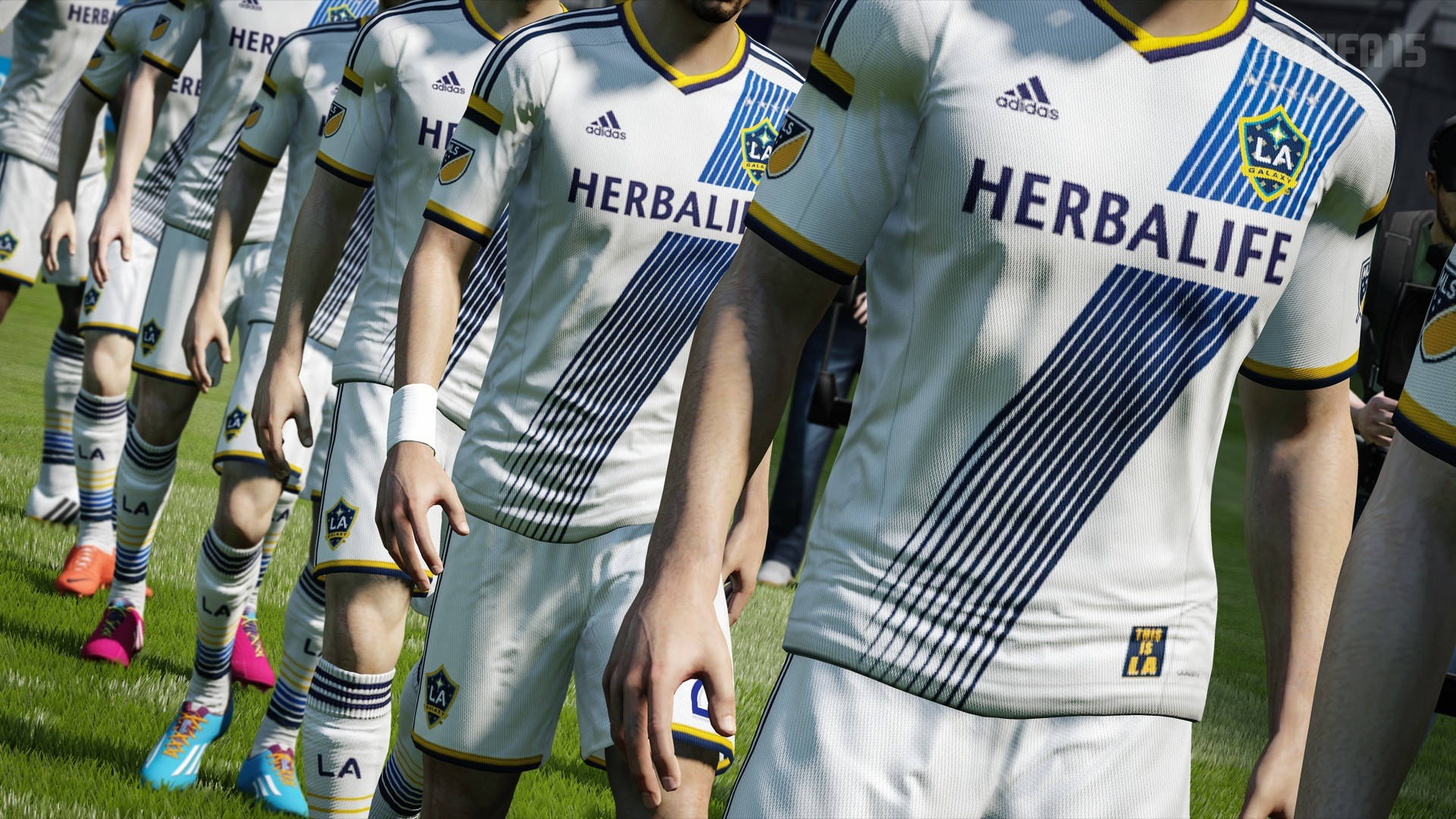 La Galaxy Soccer Team Players Background