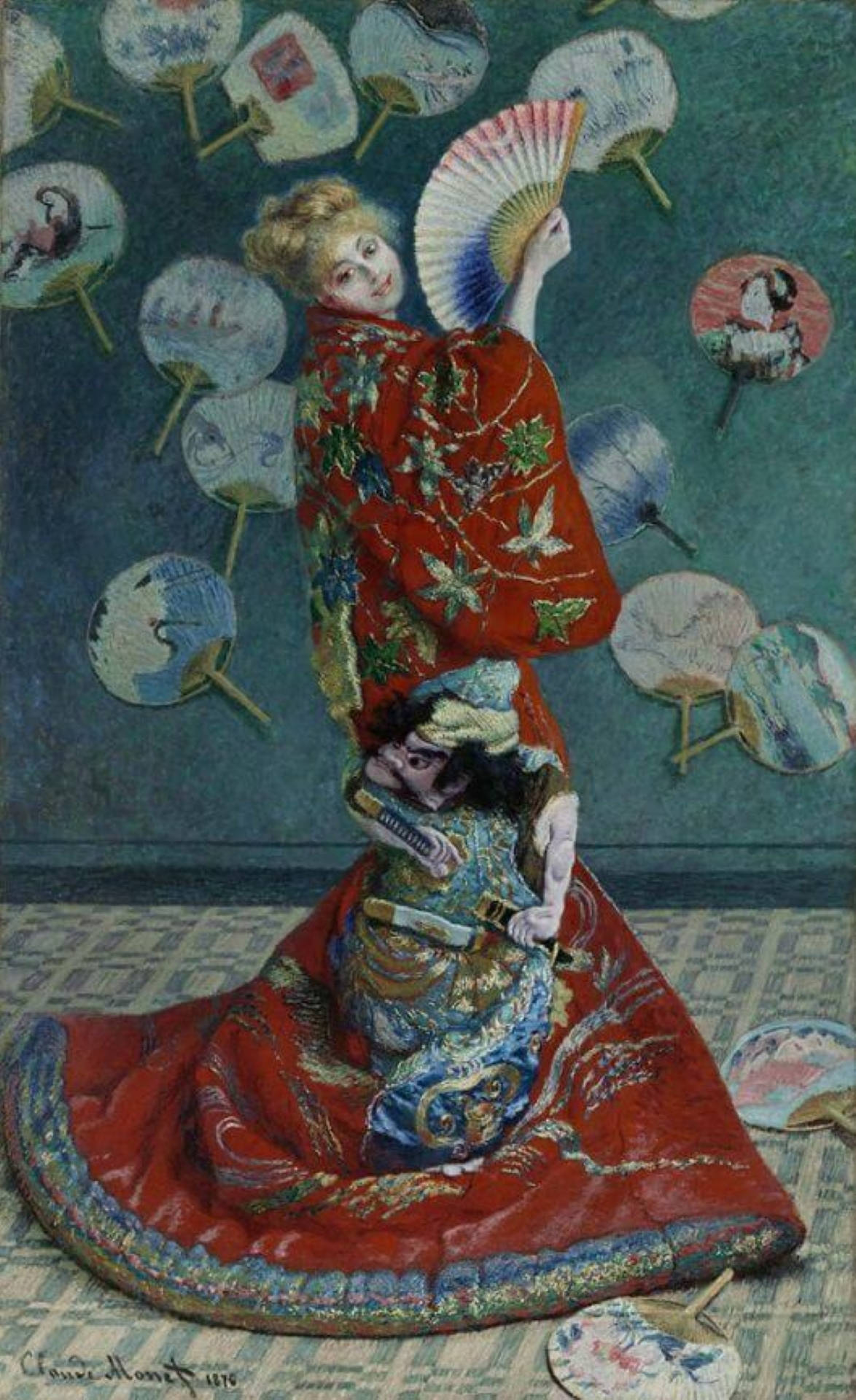 La Japonaise By Claude Monet Background