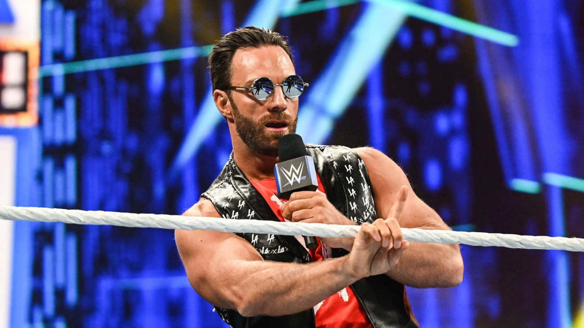 La Knight In The Heat Of The Action At Wwe Royal Rumble Background