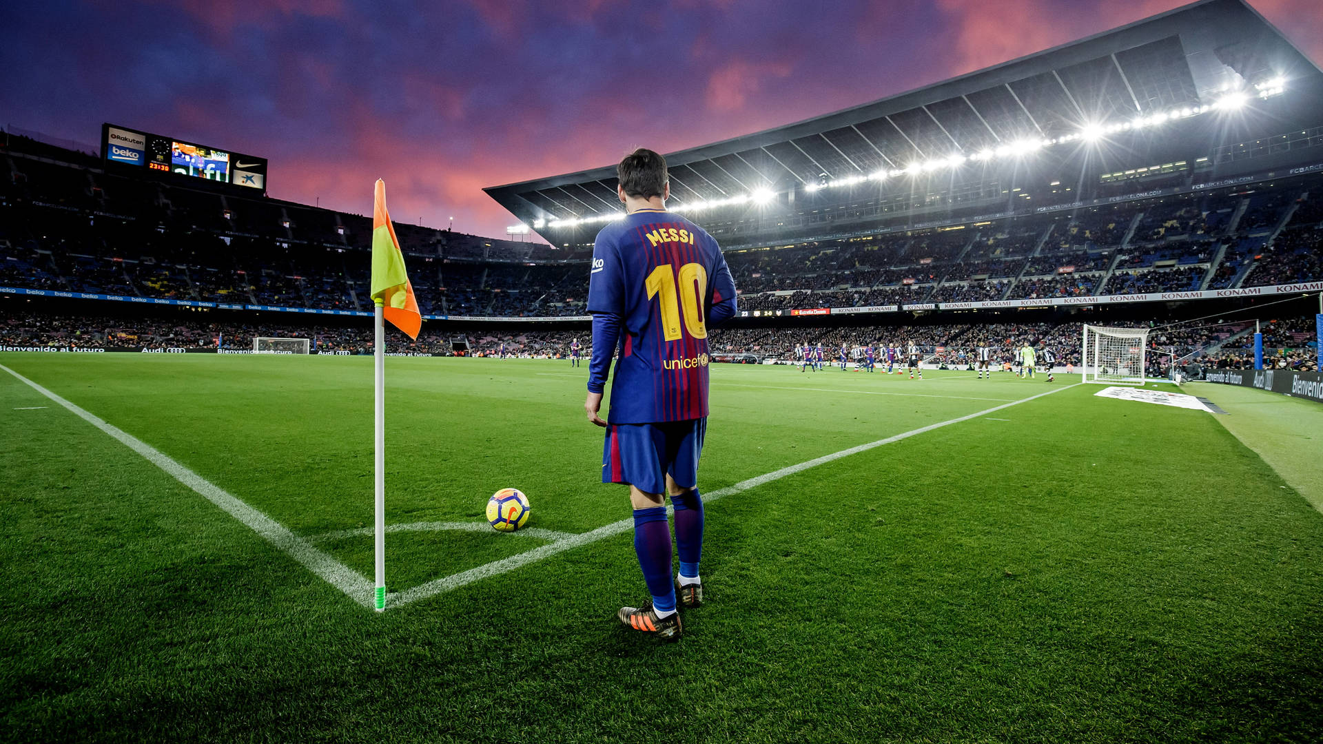 La Liga Lionel Messi Background