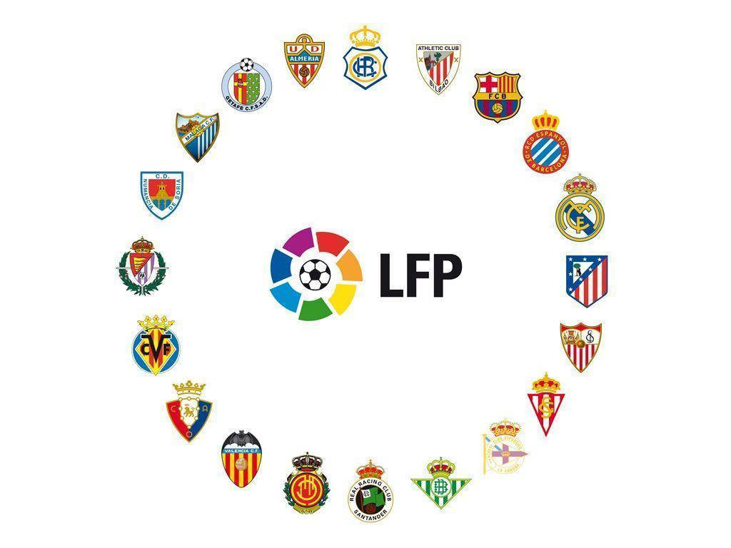 La Liga Teams Logo Background