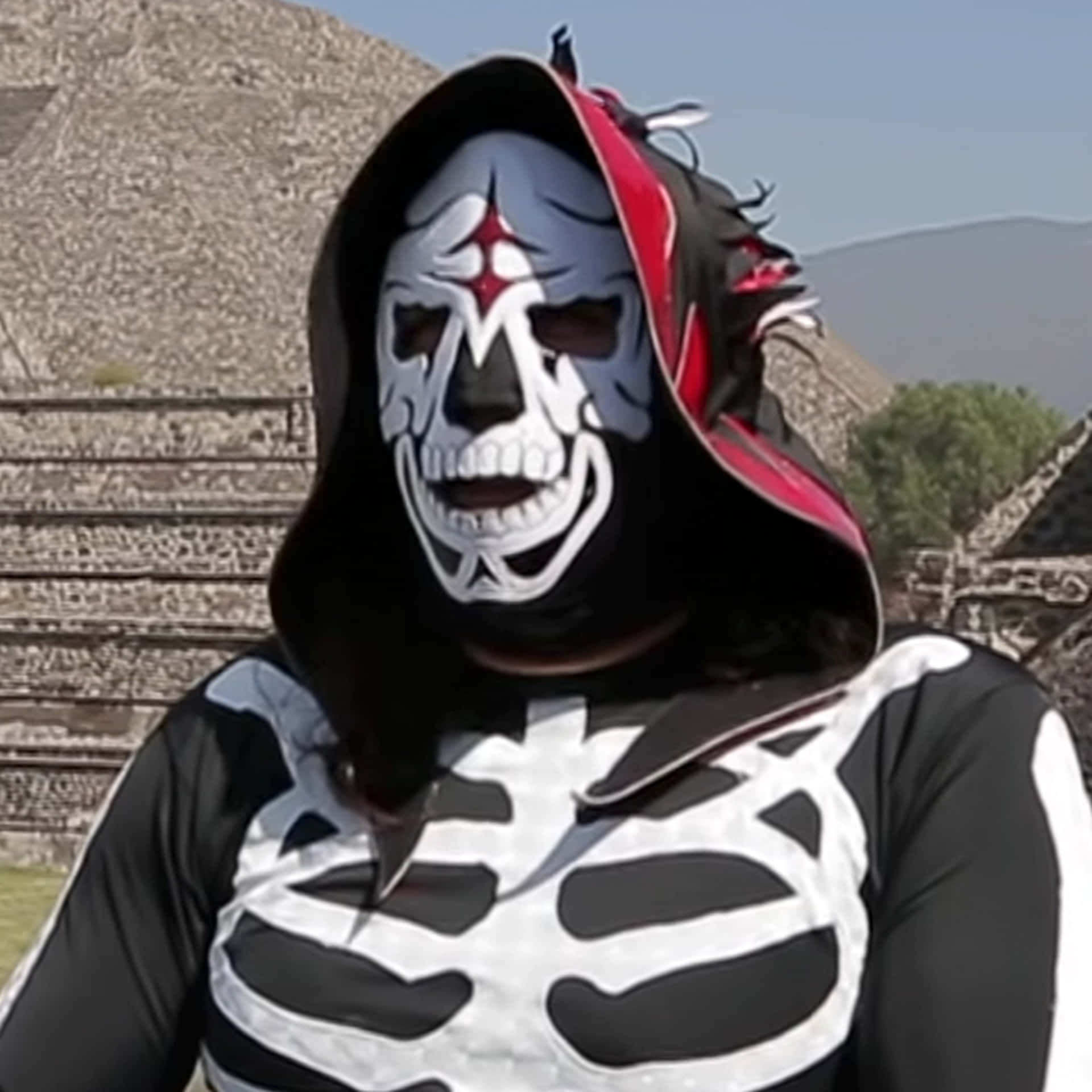 La Parka Masked Professional Wrestler Background