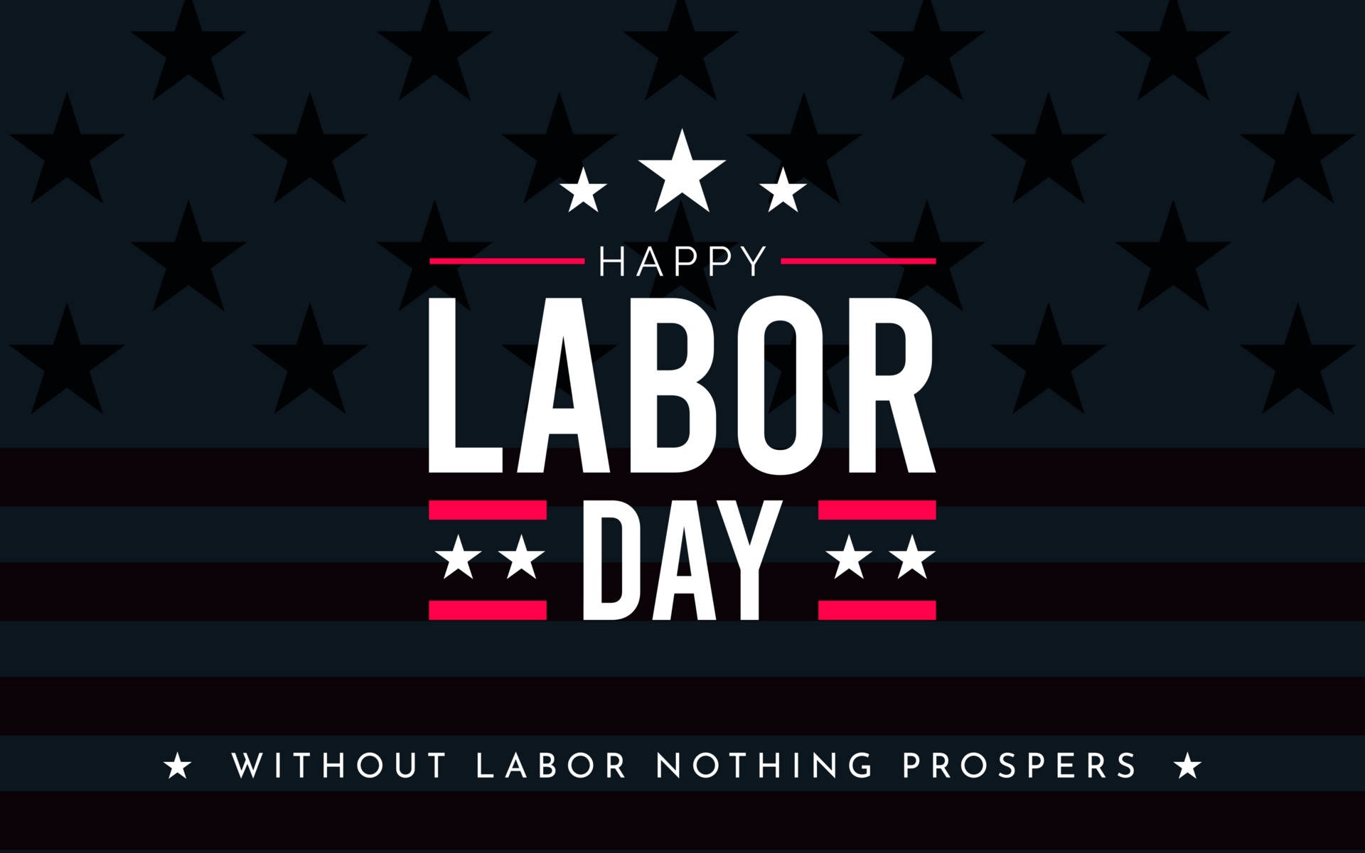 Labor Day Logo And Quote Background