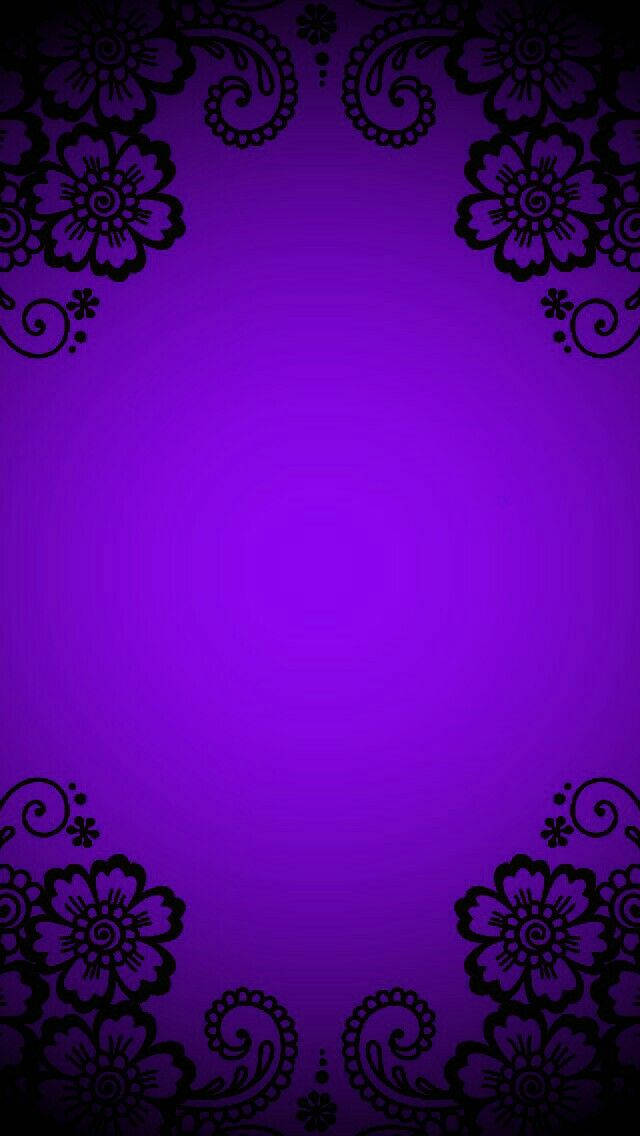 Lacey Black And Purple Phone Background