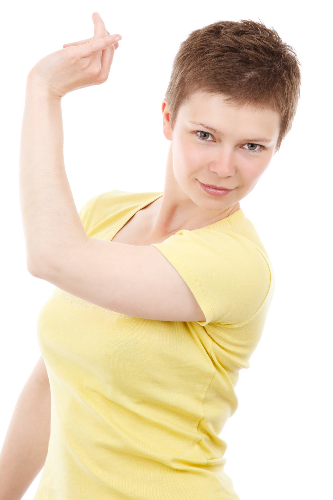 Lady Finger-tutting Dance Pose Background