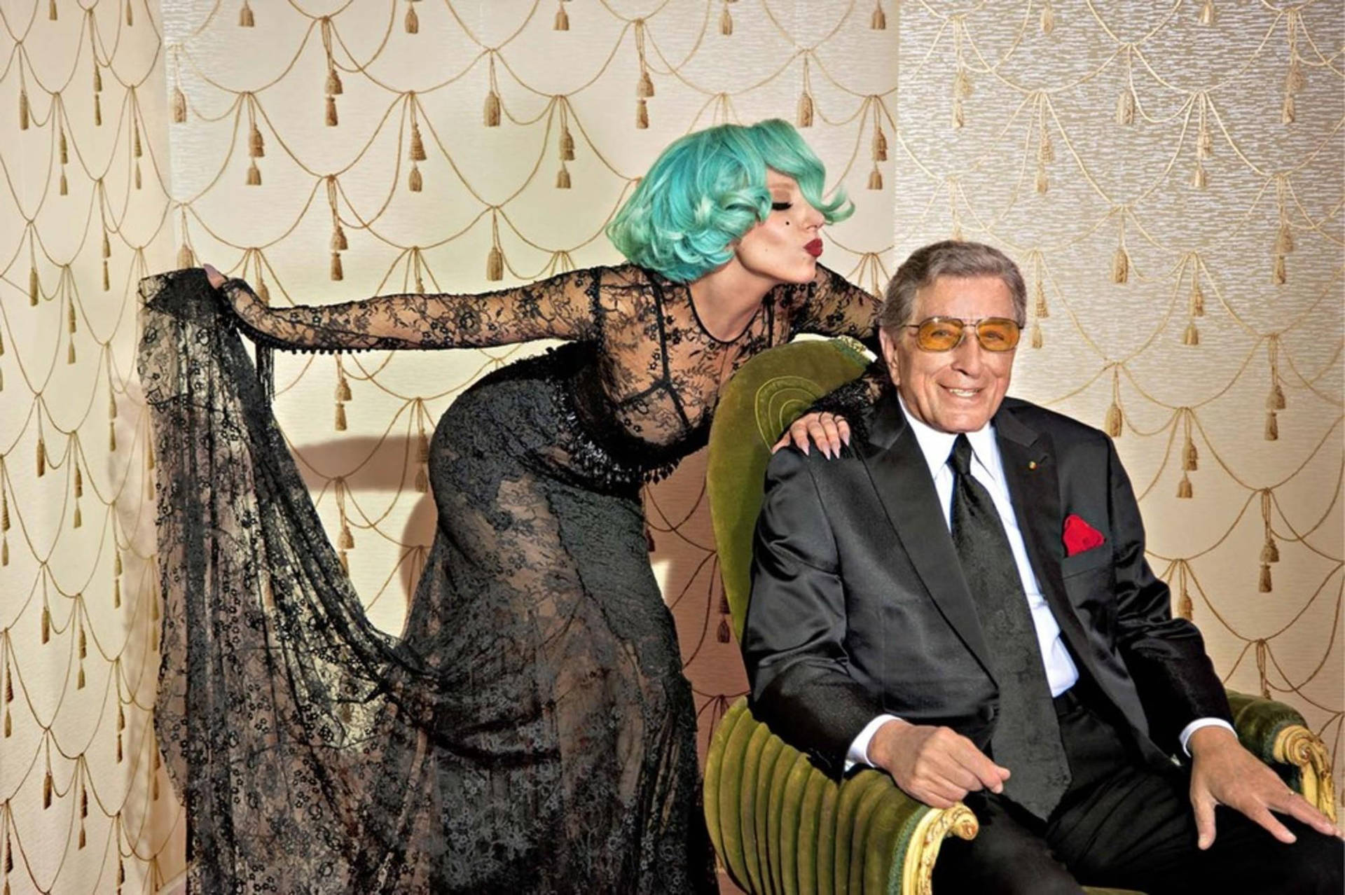 Lady Gaga And Tony Bennett Photoshoot