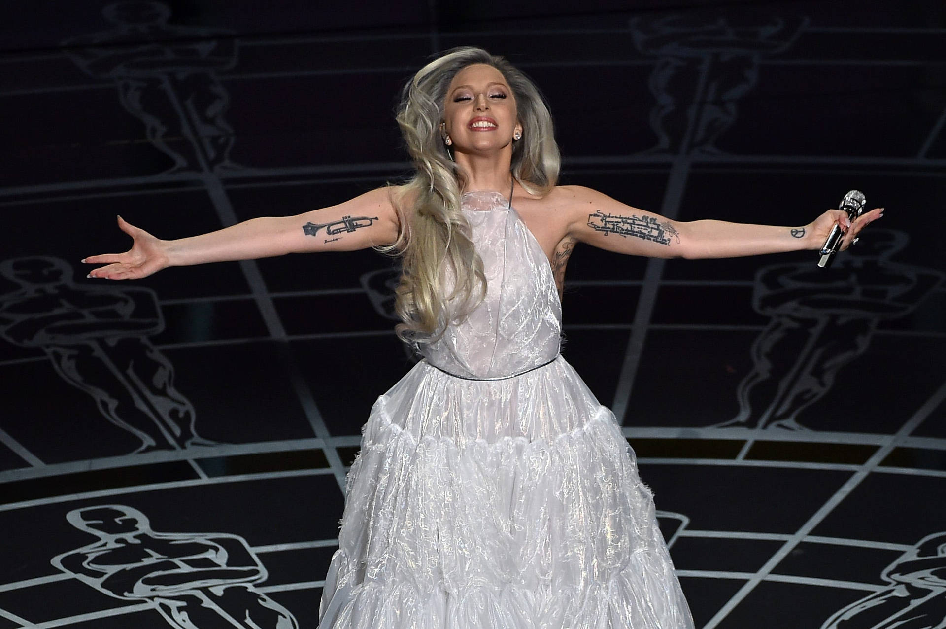 Lady Gaga Oscars 2015 Background