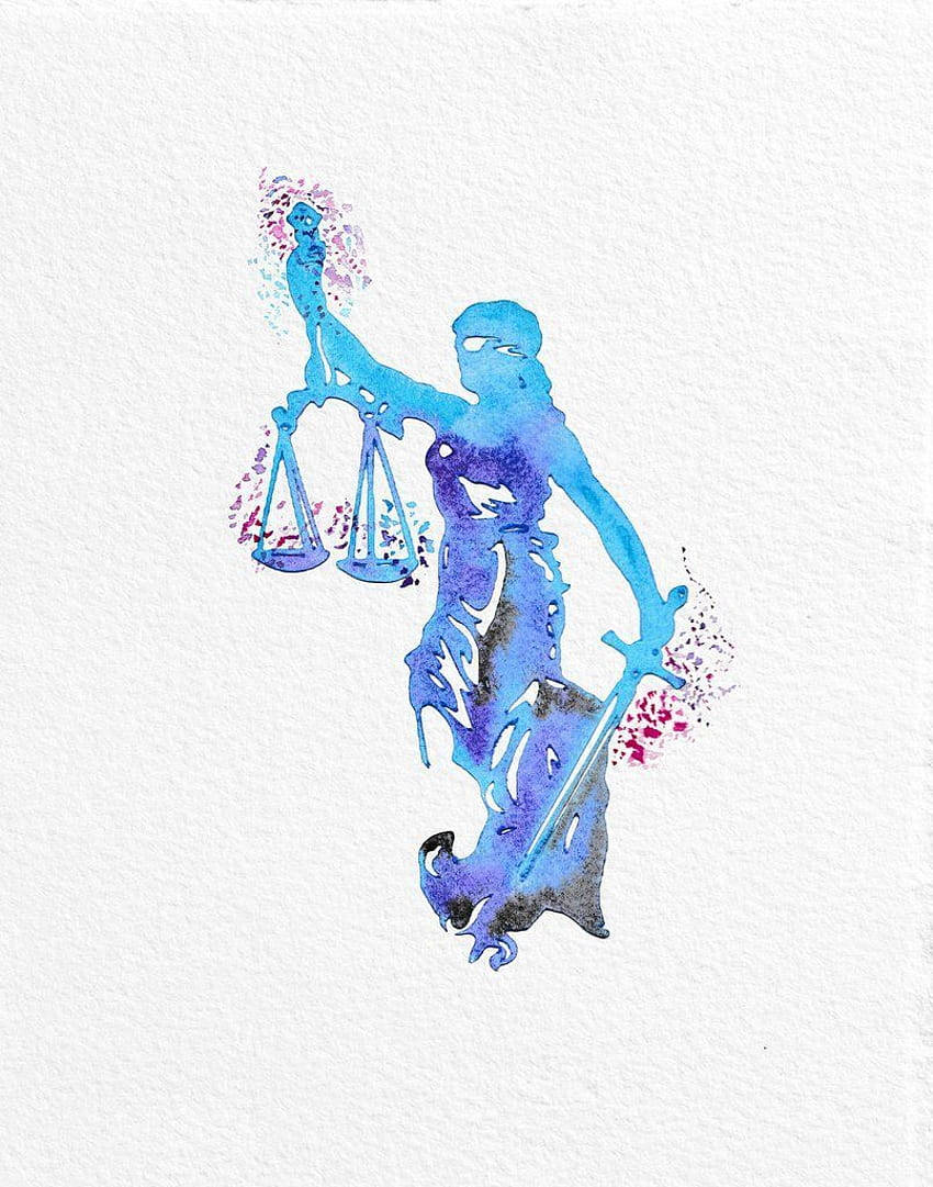 Lady Justice Creative Digital Art Background