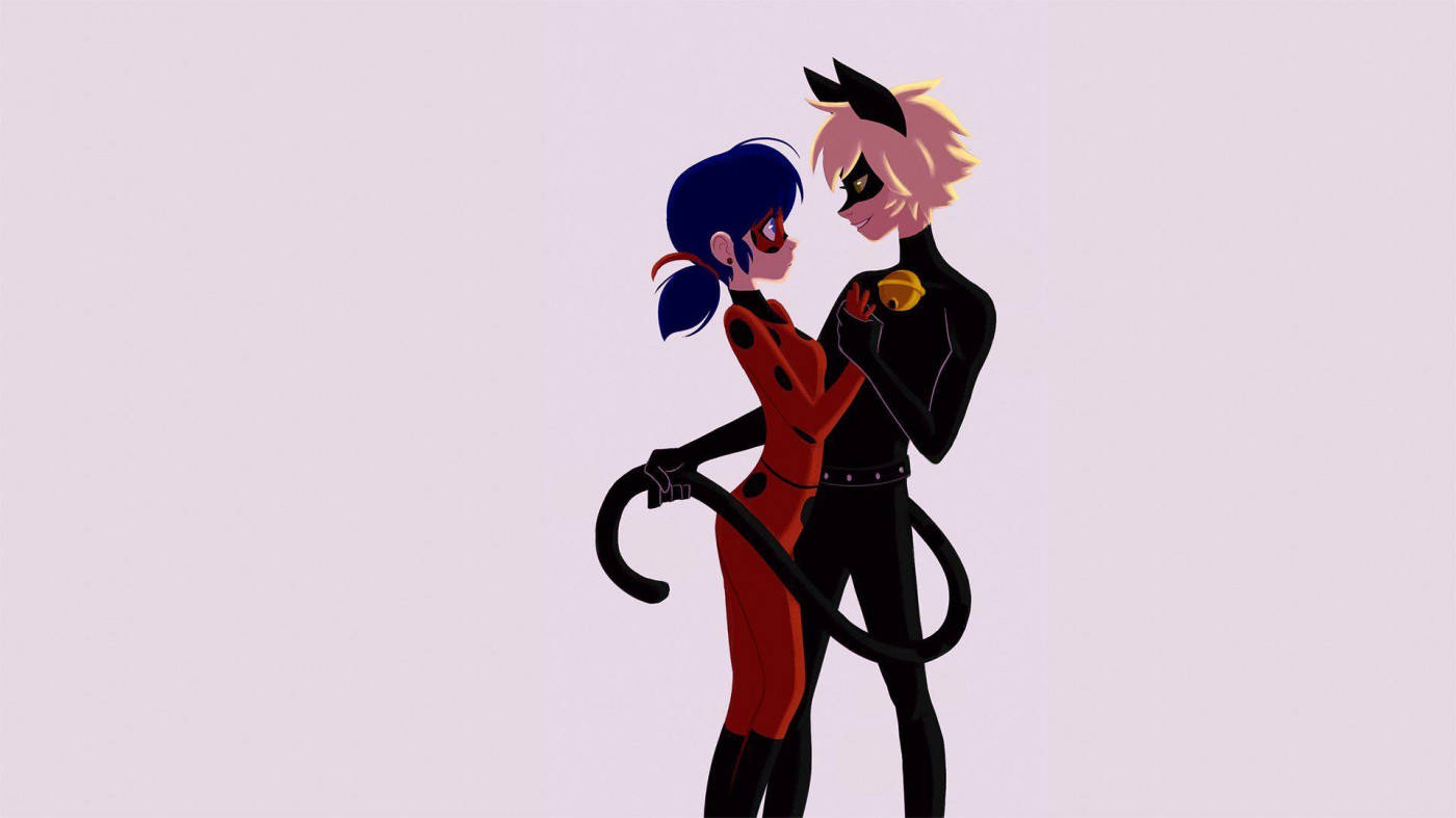 Ladybug And Cat Noir Holding Hands