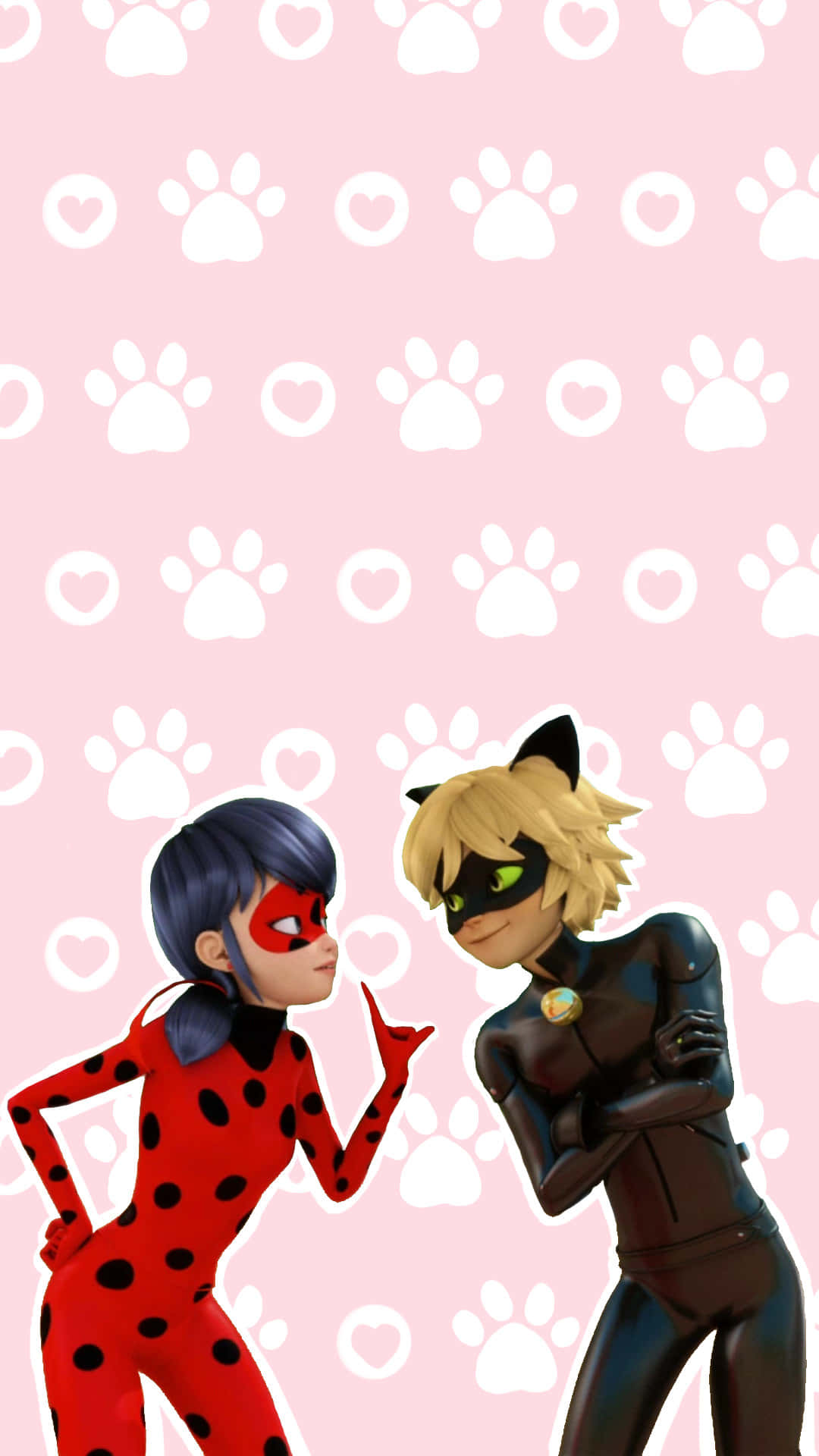 Ladybugand Cat Noir Standoff Background