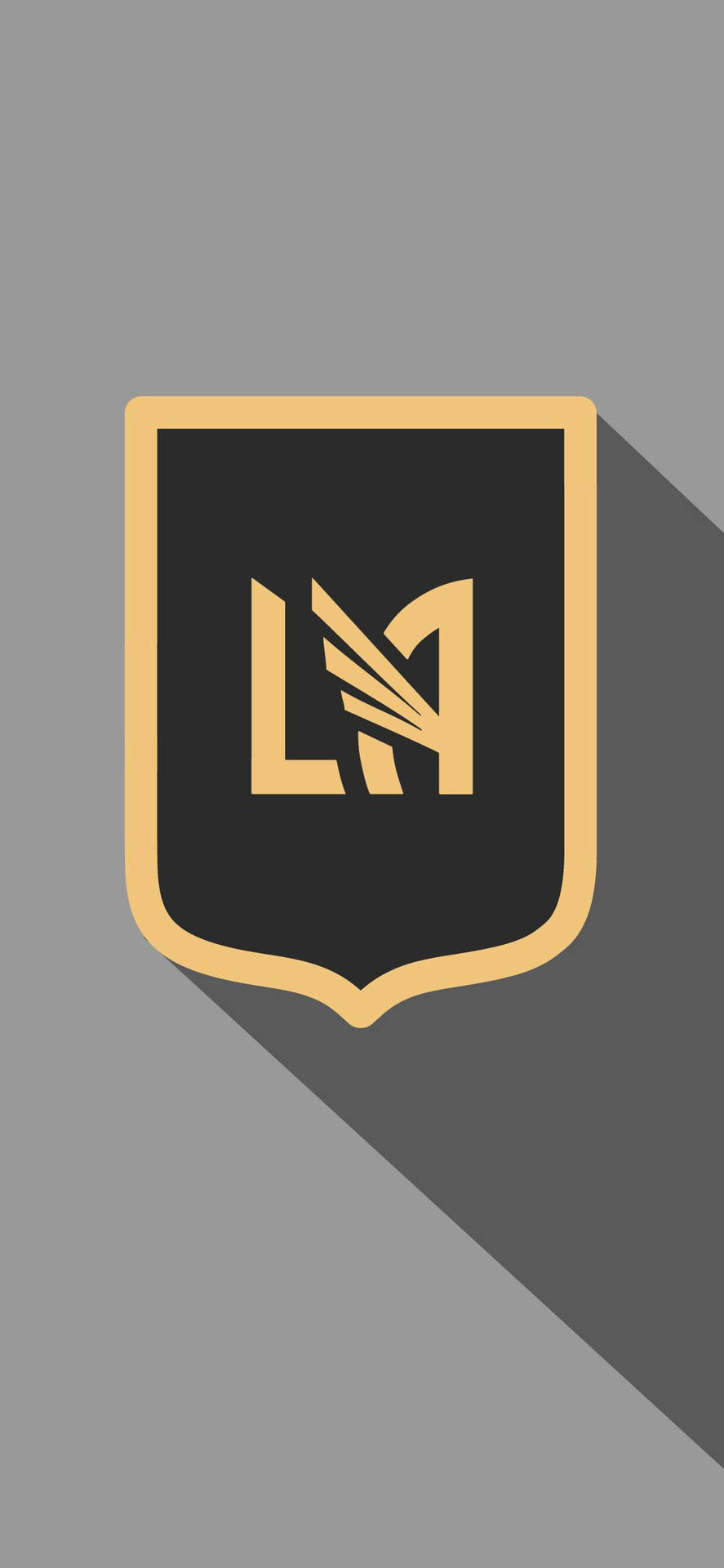 Lafc Logo With Gray Shadow Backdrop Background