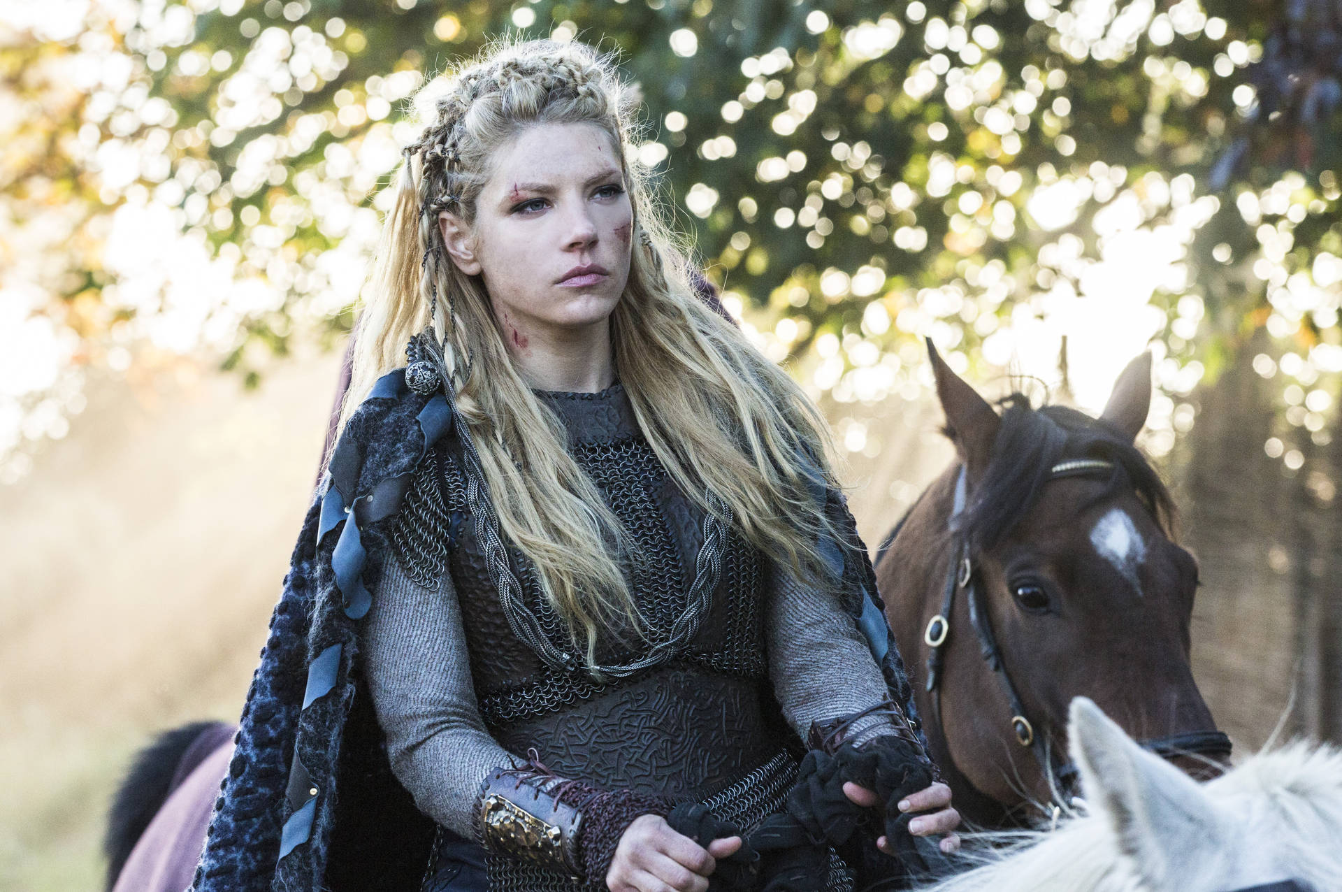 Lagertha From Vikings On A Horse
